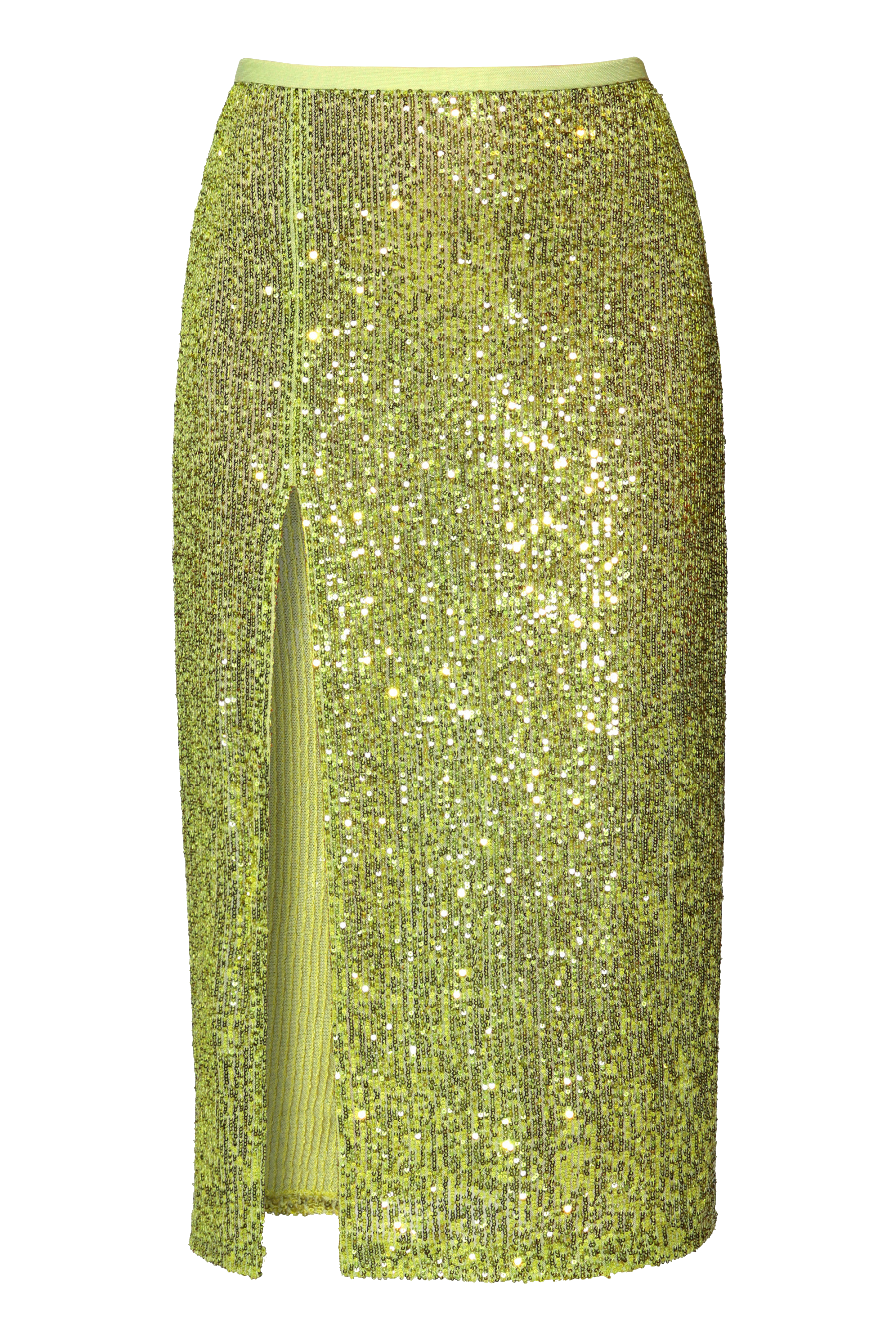 Shop Halewski Skirt Zuza Lemon Sparkle In Smoke Grey