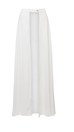 Divalo Pearl Shoal Skirt Belt In White