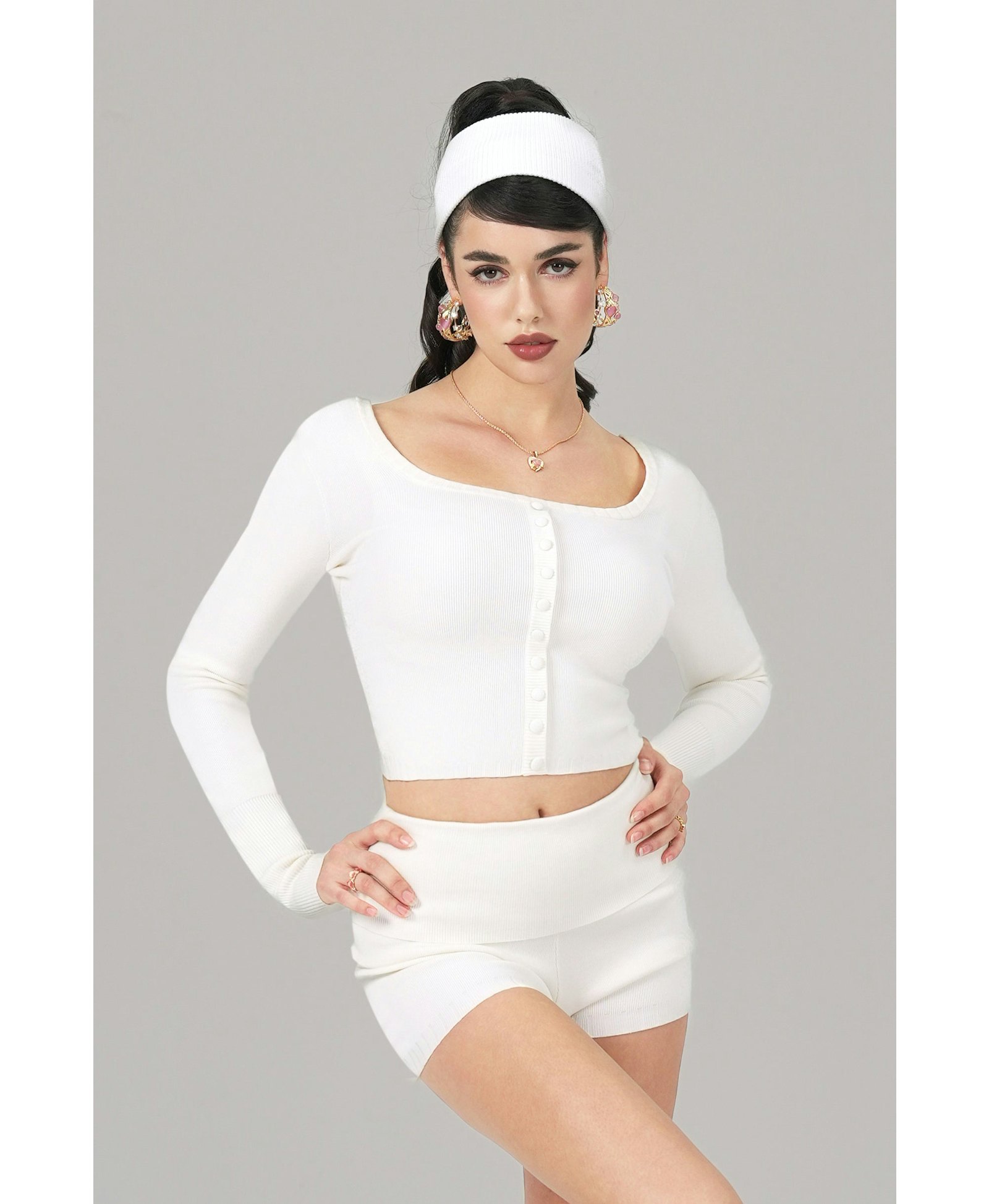 Holly Shorts (White) made by Nana Jacqueline