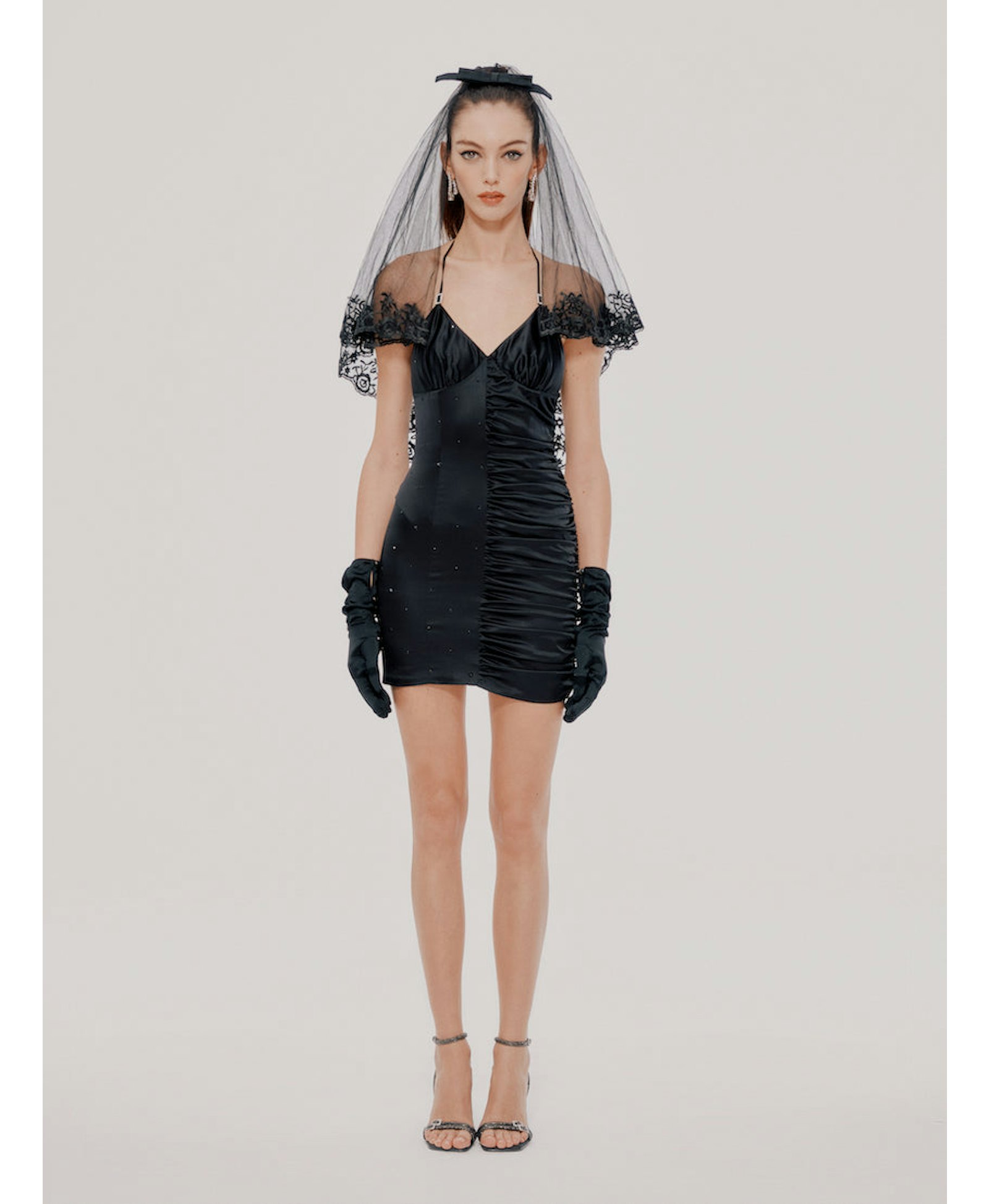 Black Alessa Dress (Final Sale) in Black made by Nana Jacqueline