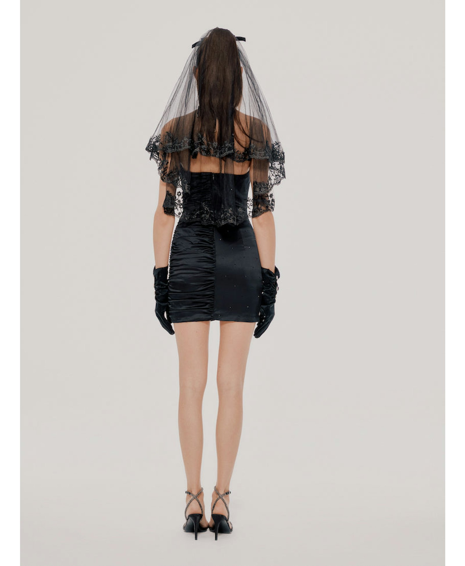 Black Alessa Dress (Final Sale) in Black made by Nana Jacqueline