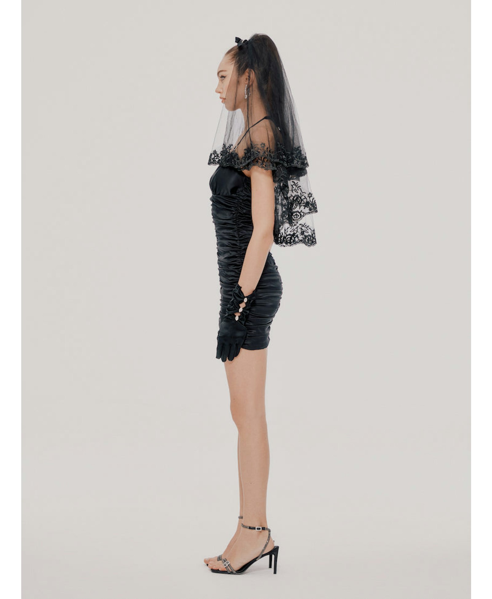 Black Alessa Dress (Final Sale) in Black made by Nana Jacqueline