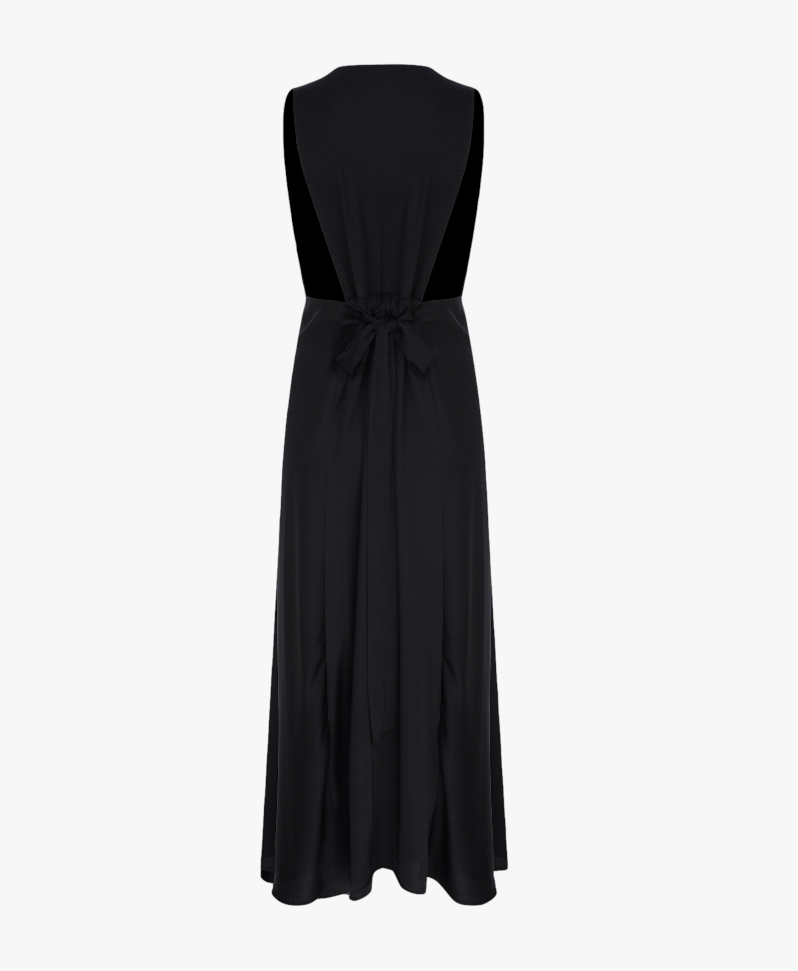 Jain Tie Back Dress in Black made by Nazli Ceren