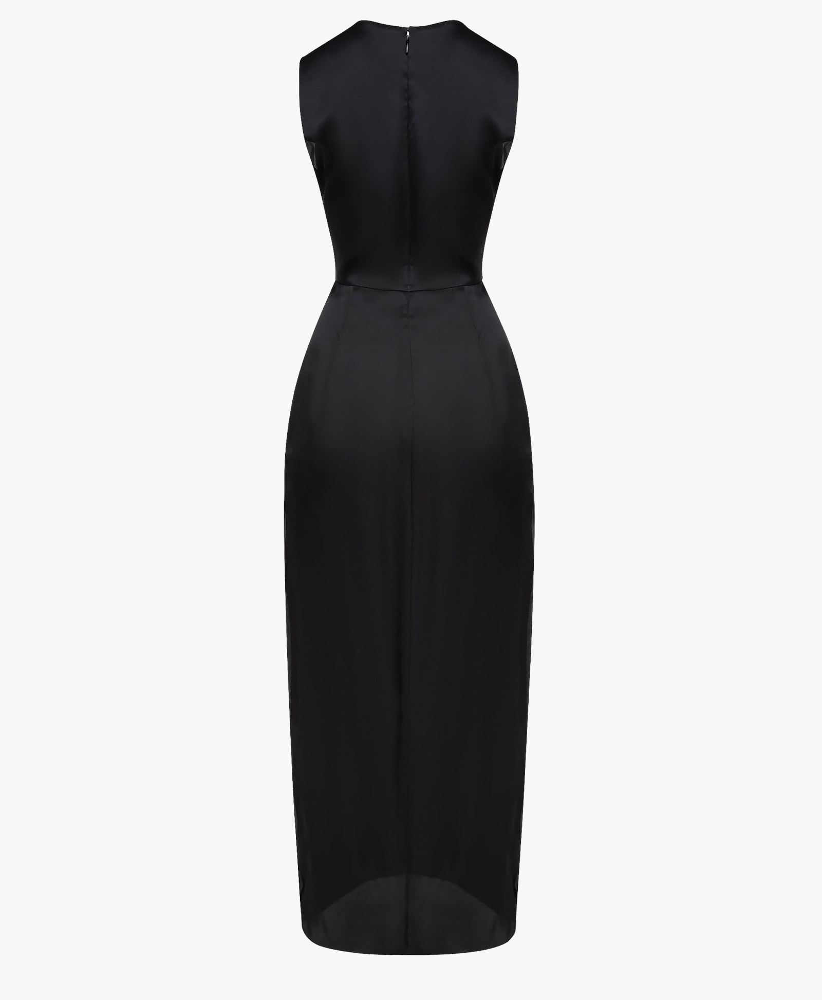 SILK ORGANZA COLUMN DRESS WITH JEWEL EMBELLISHMENTS made by NDS The Label