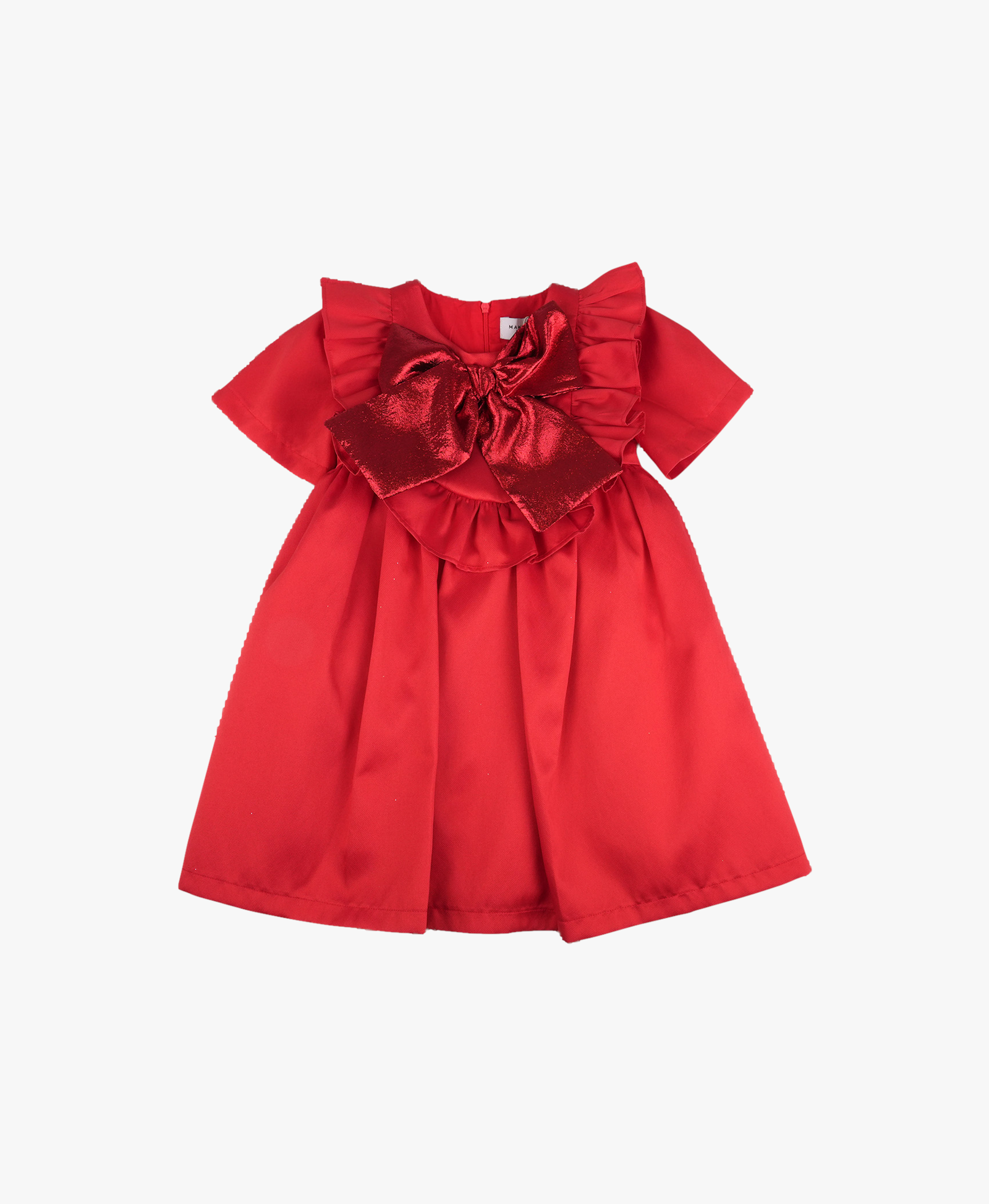 Jacquard Bow Dress made by Mama Luma