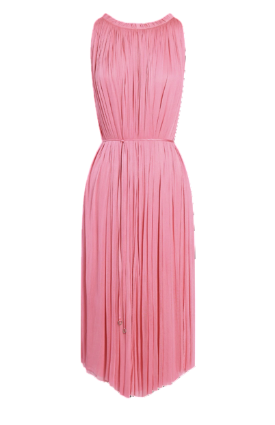 Hanne Bloch Bubblegum Silk Tulle Dress In Pink