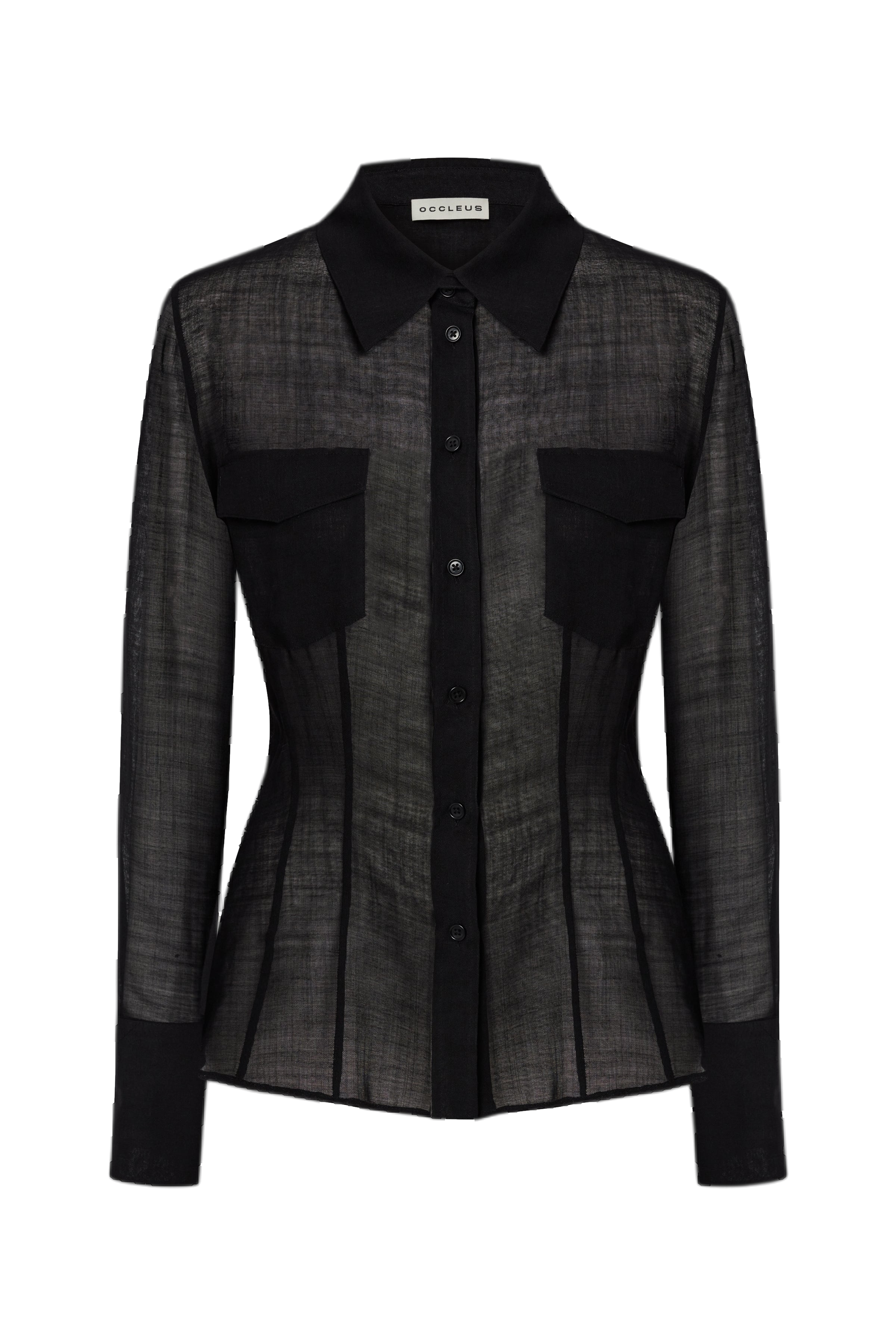 Shop Occleus Galena Shirt Black