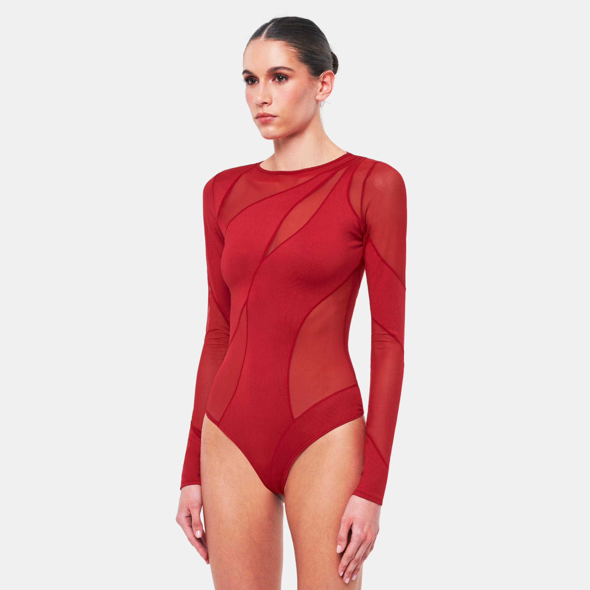 OW COLLECTION SPIRAL BODYSUIT 