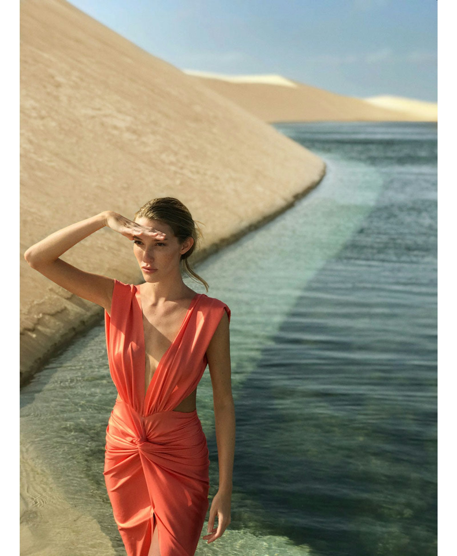 Mia Dress in Orange made by BAOBAB