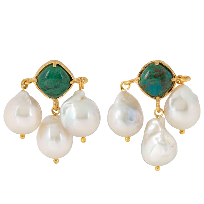 Christie Nicolaides Ludovica Earrings Turquoise