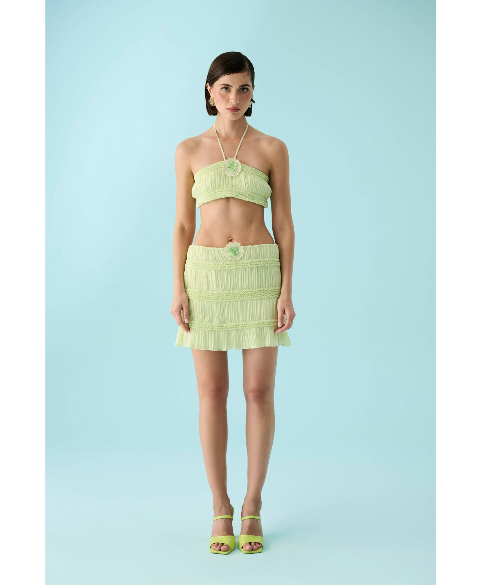 Sage Flora Top made by Declara