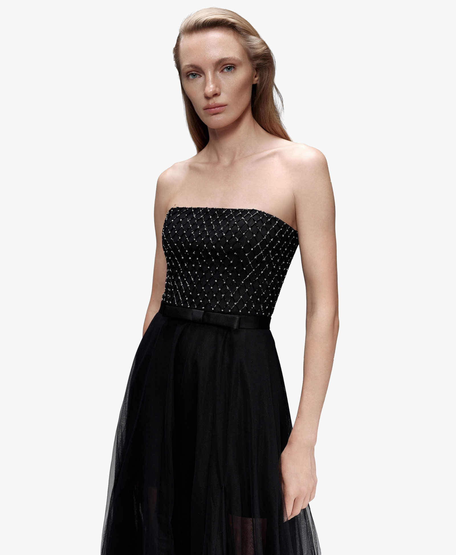 Embroidered Tulle Gown made by NDS The Label