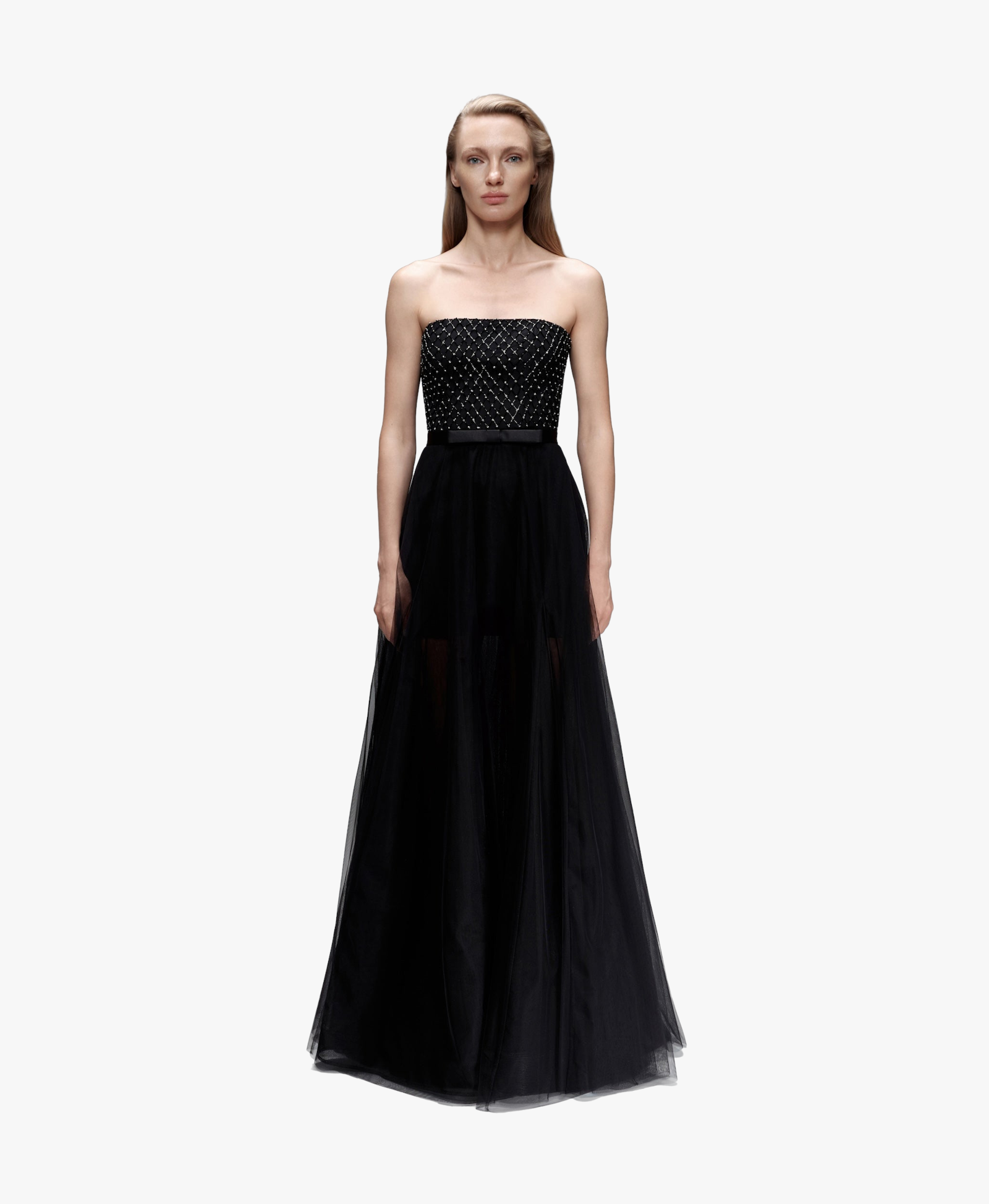 Embroidered Tulle Gown made by NDS The Label