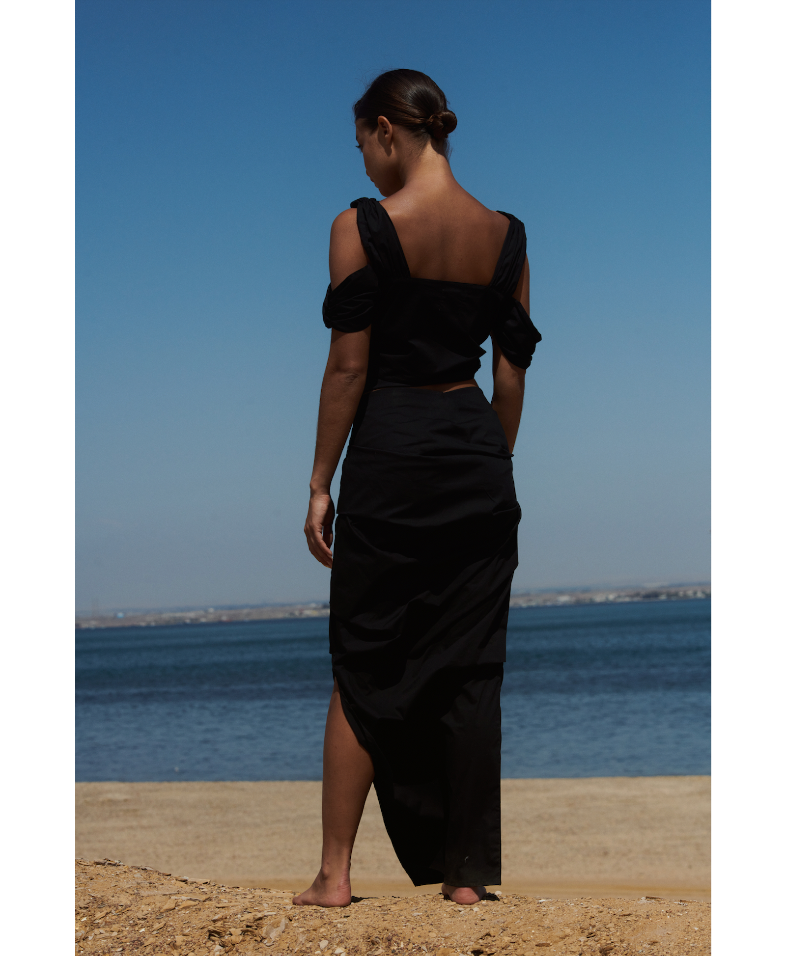 Alba Skirt - Black in Black made by Peregrina