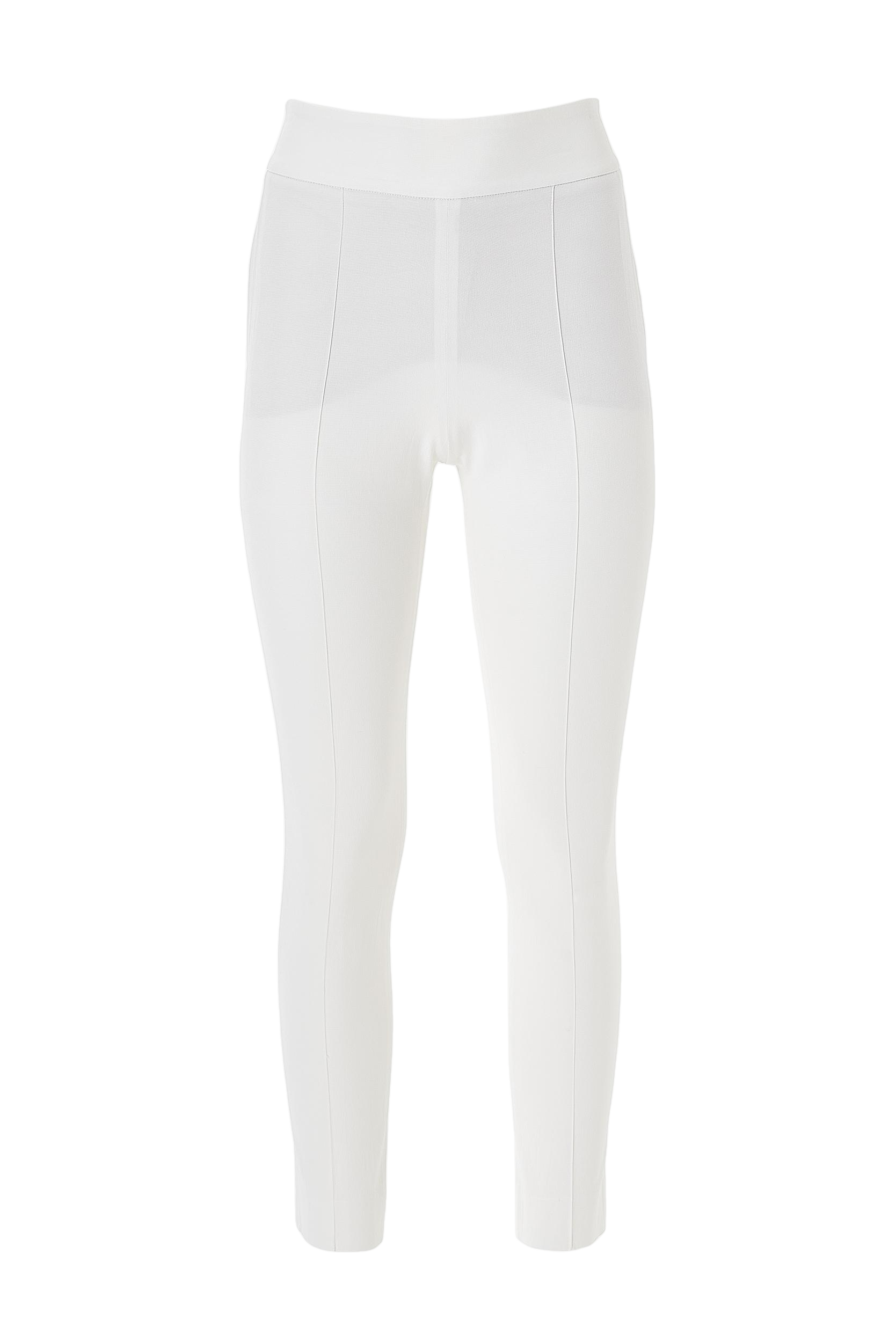Naya Cuff Trousers with Zip Detail White