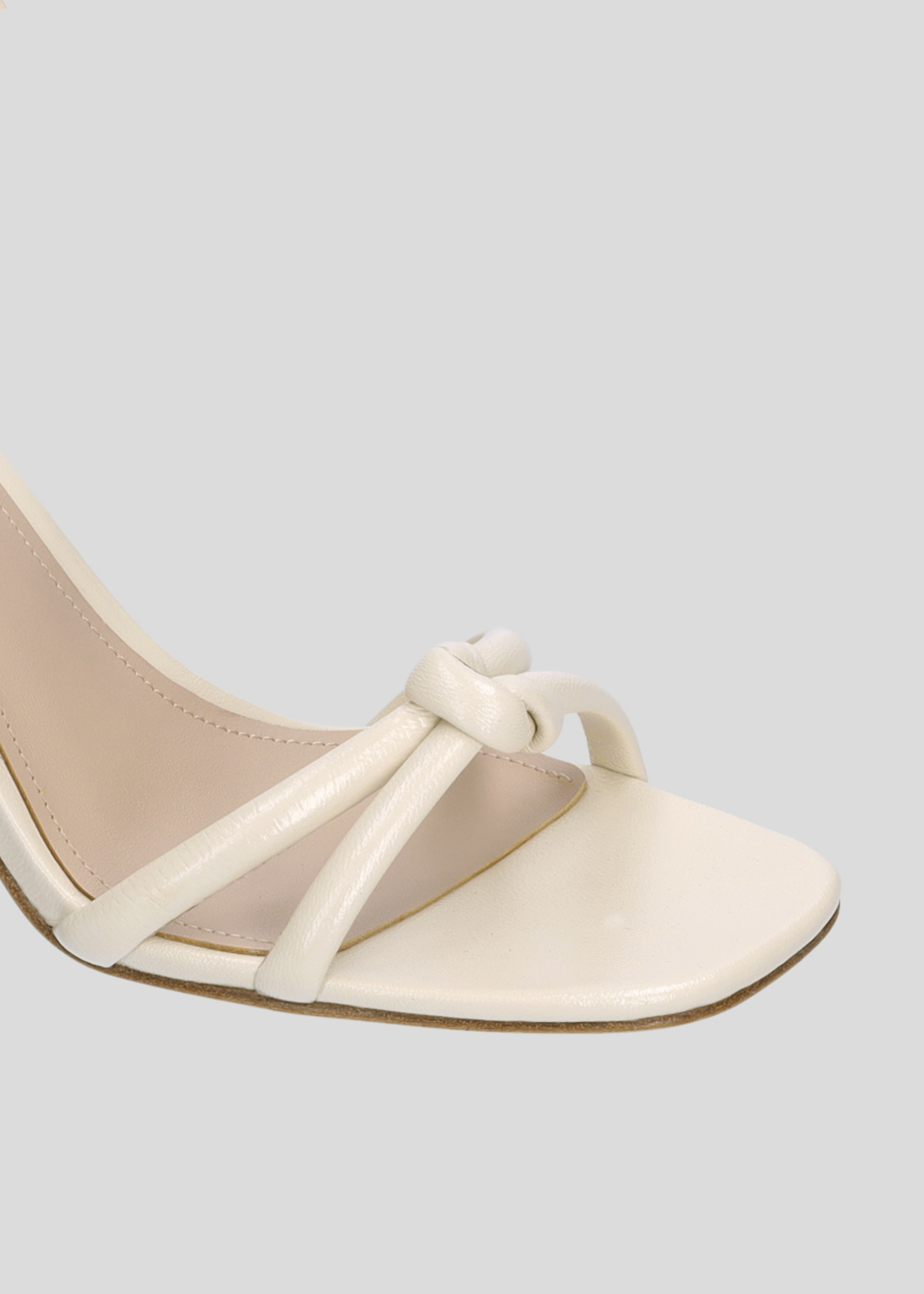 Shop Lola Cruz Shoes Natalie Sandal 90 In White