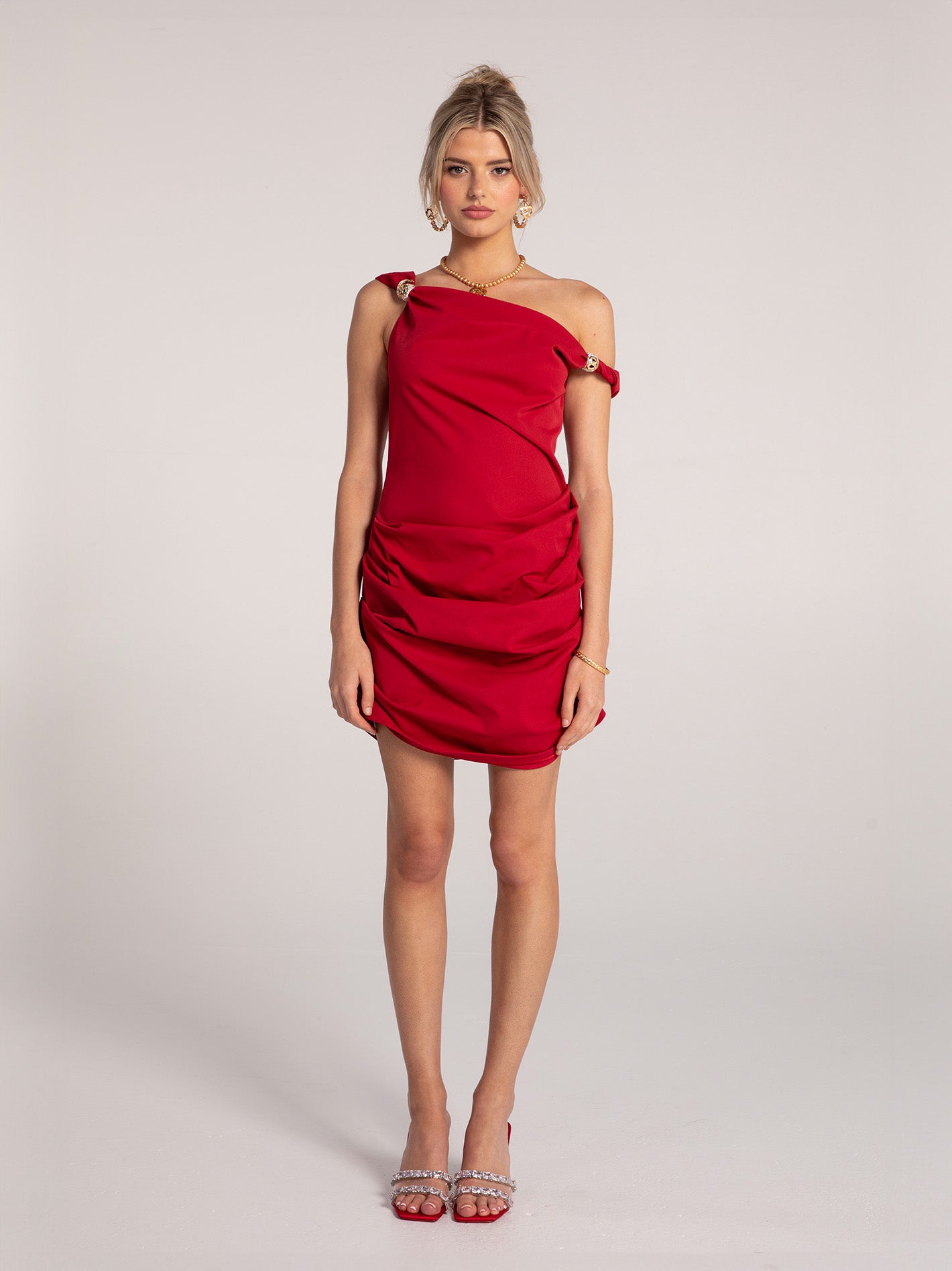 NANA JACQUELINE ANDREA DRESS (RED) 