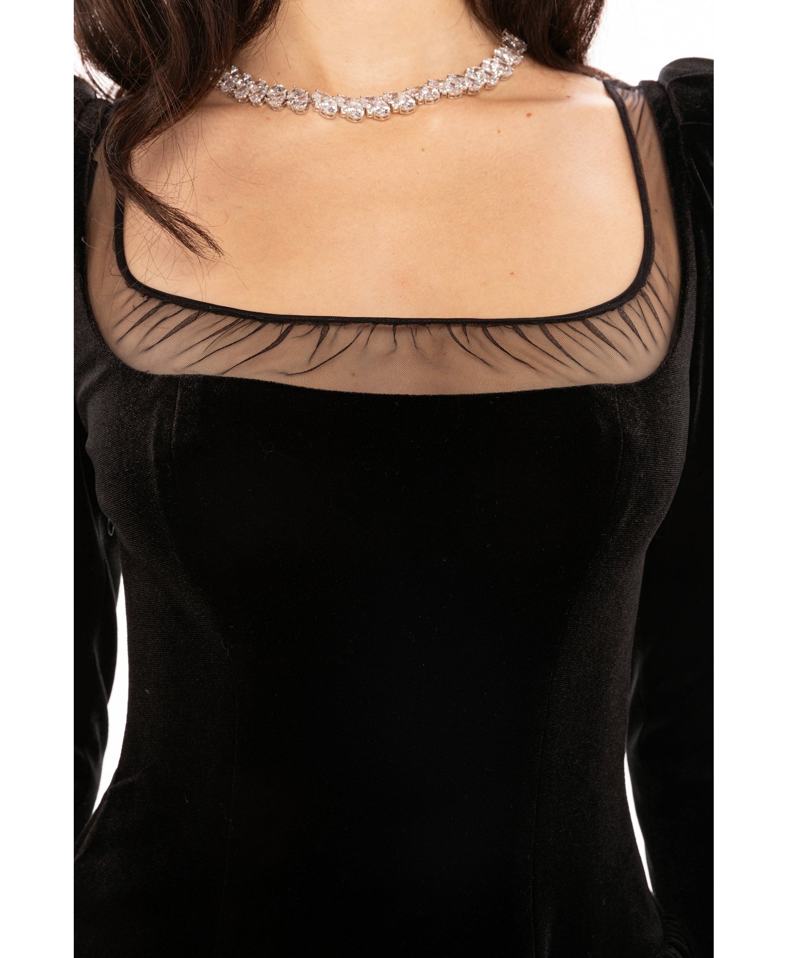 Leonora Velvet Mini Dress made by Nana Jacqueline