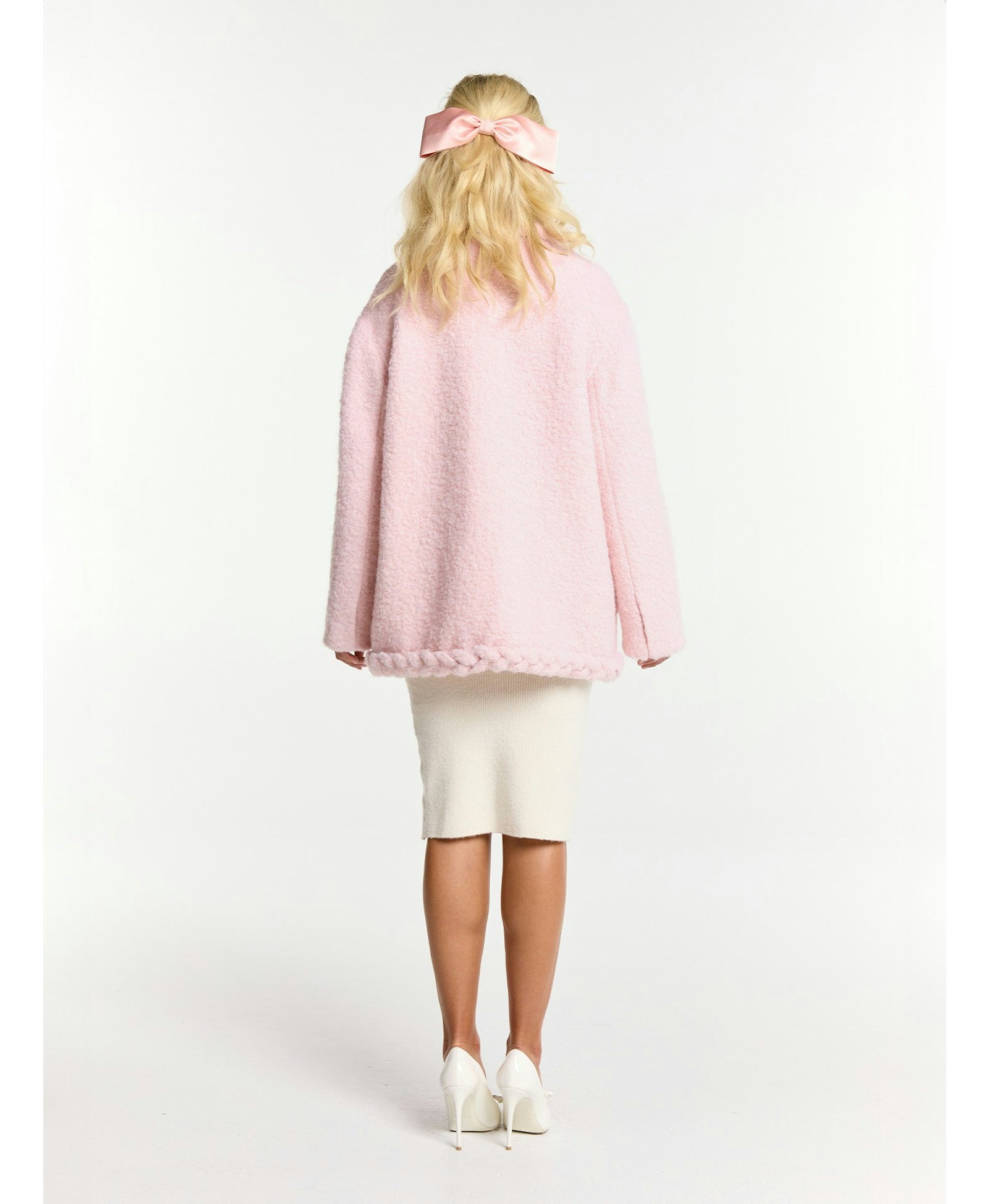 Talia Coat (Pink) made by Nana Jacqueline