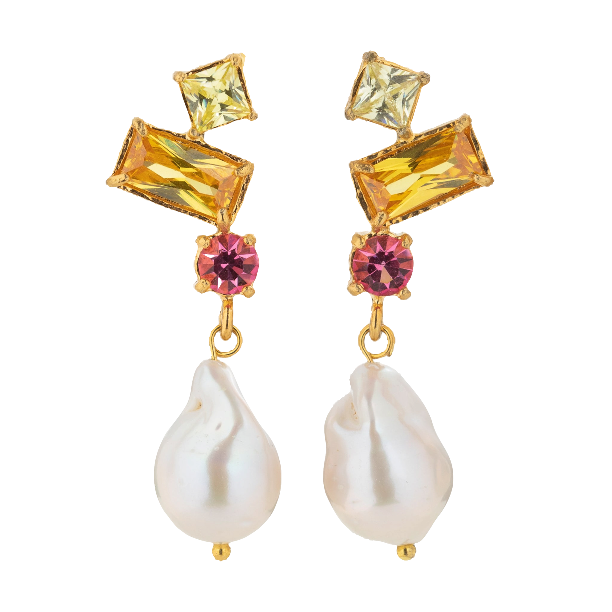 Christie Nicolaides Laia Earrings Yellow In Gold