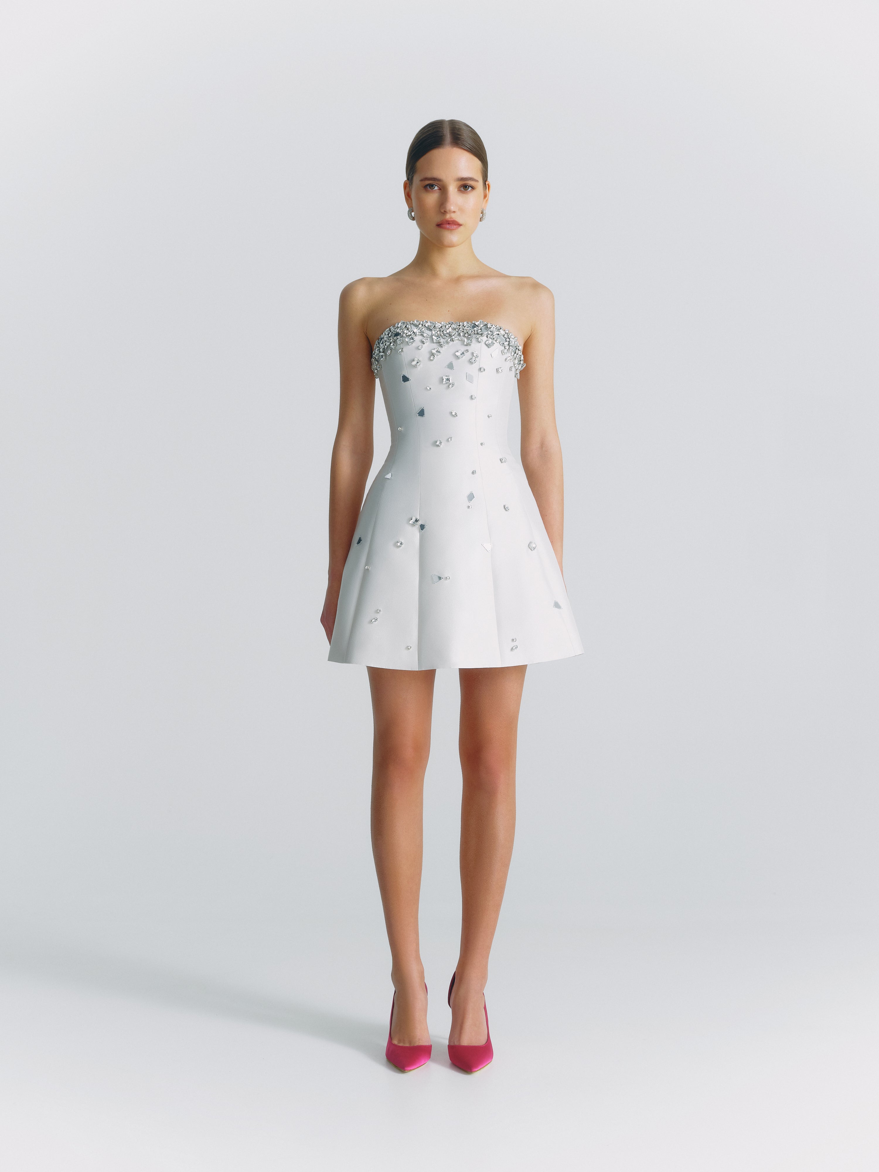 Shop Crystal-Embellished Mini Dress from NDS The Label at Seezona | Seezona