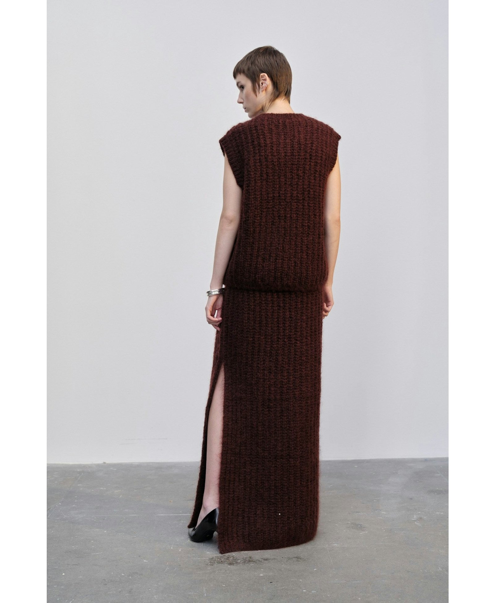 Sonny Knit Top - Oxblood made by HERSKIND