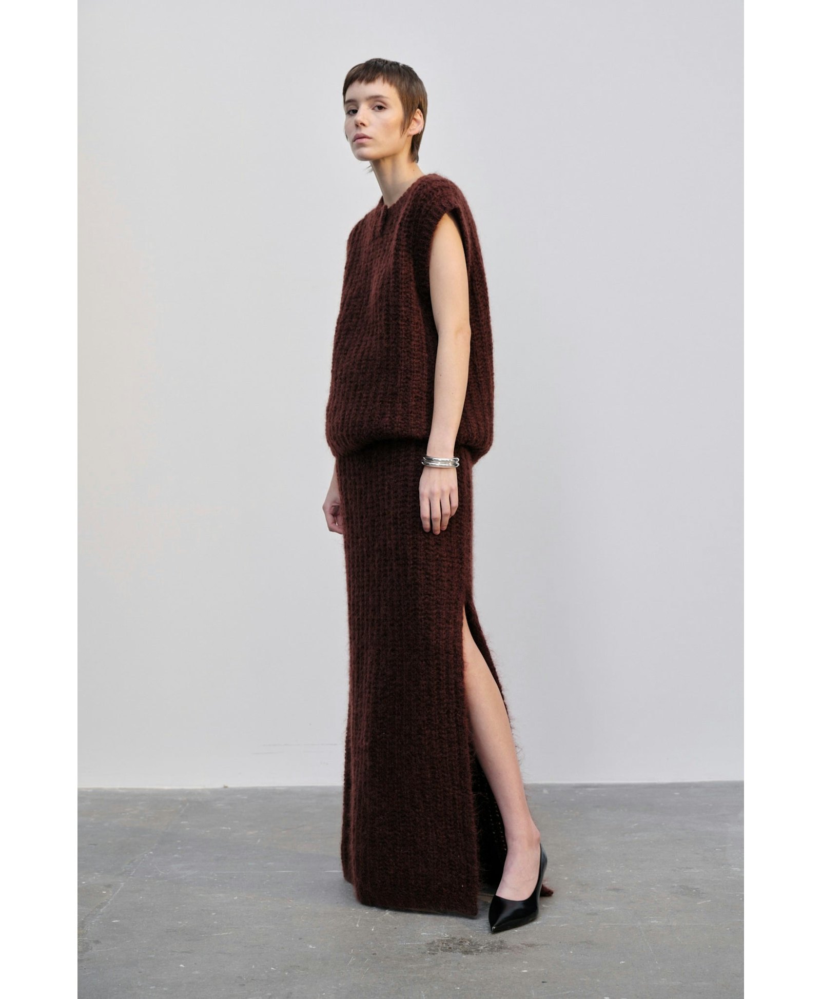 Sonny Knit Top - Oxblood made by HERSKIND