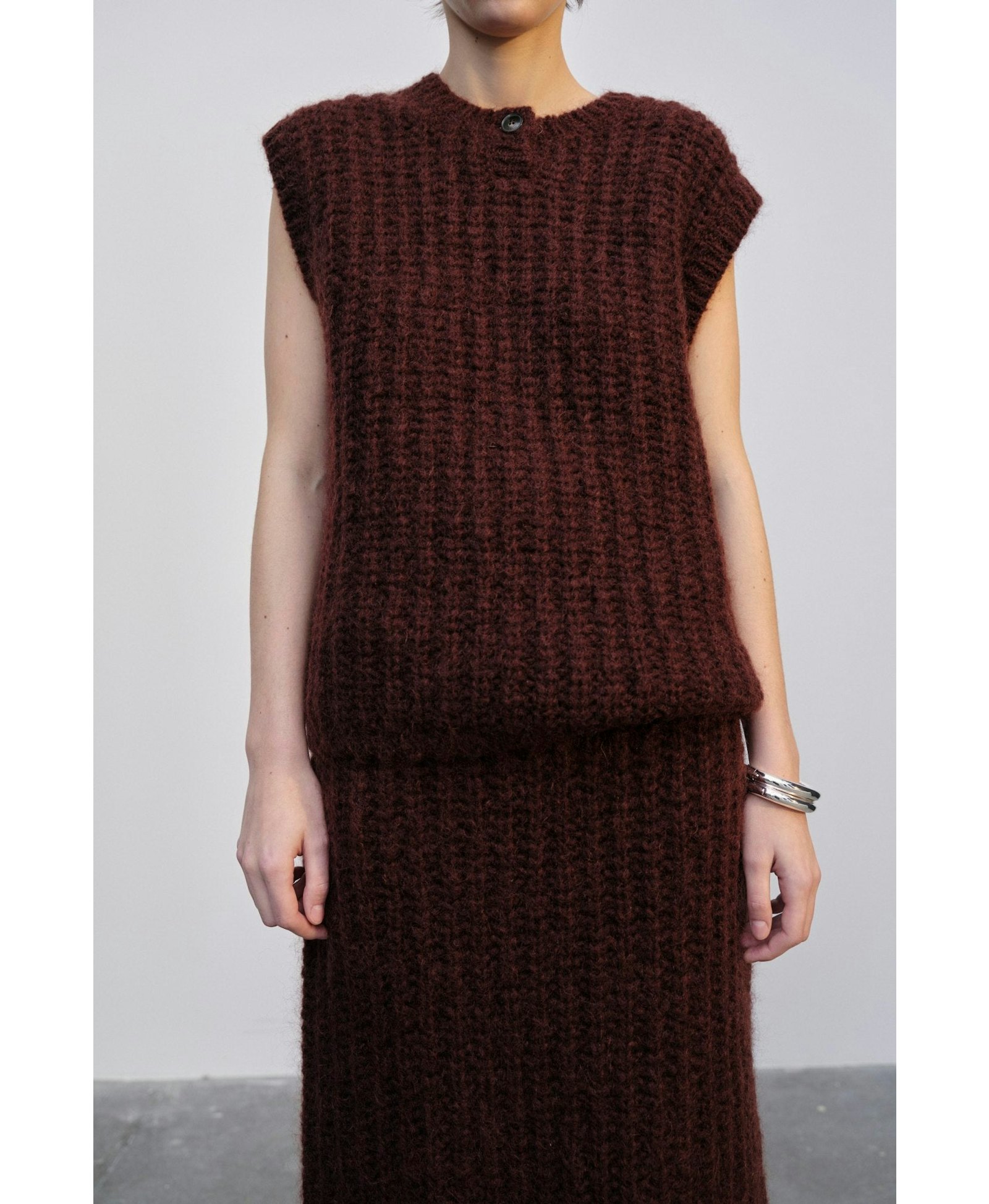 Sonny Knit Top - Oxblood made by HERSKIND