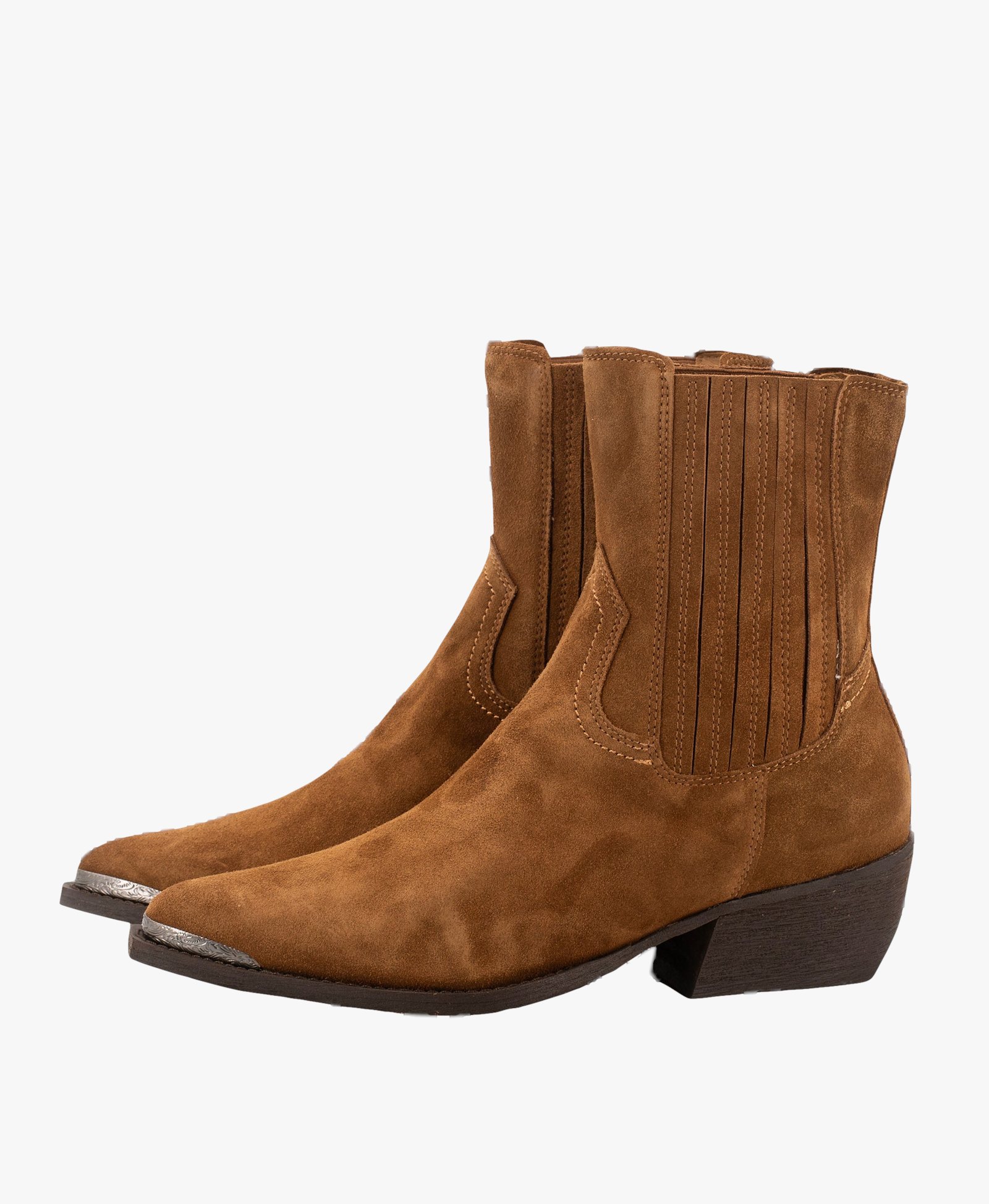 BROWN SUEDE BOOTIES made by Toral