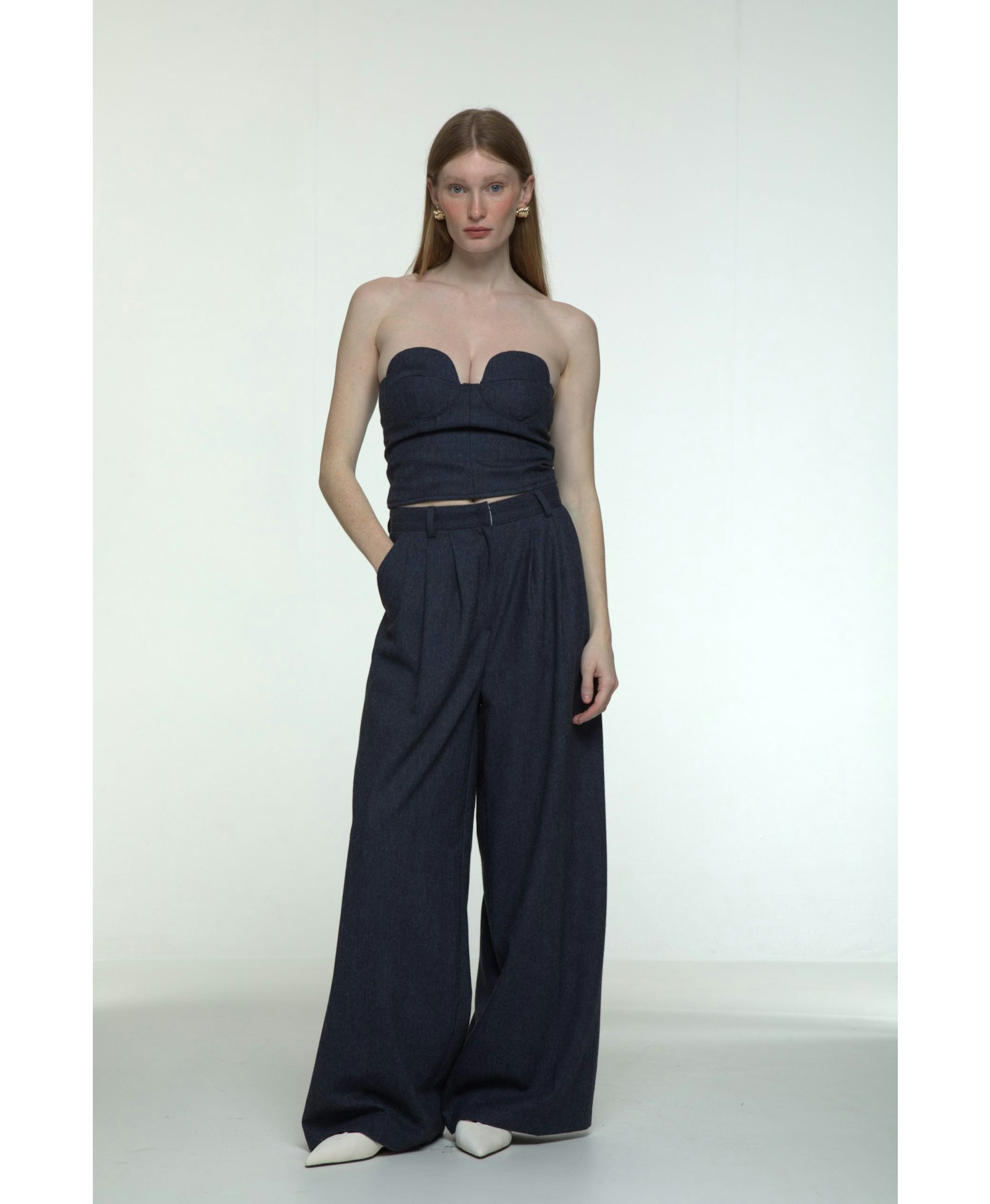 Herringbone bustier made by AFTERHOURS