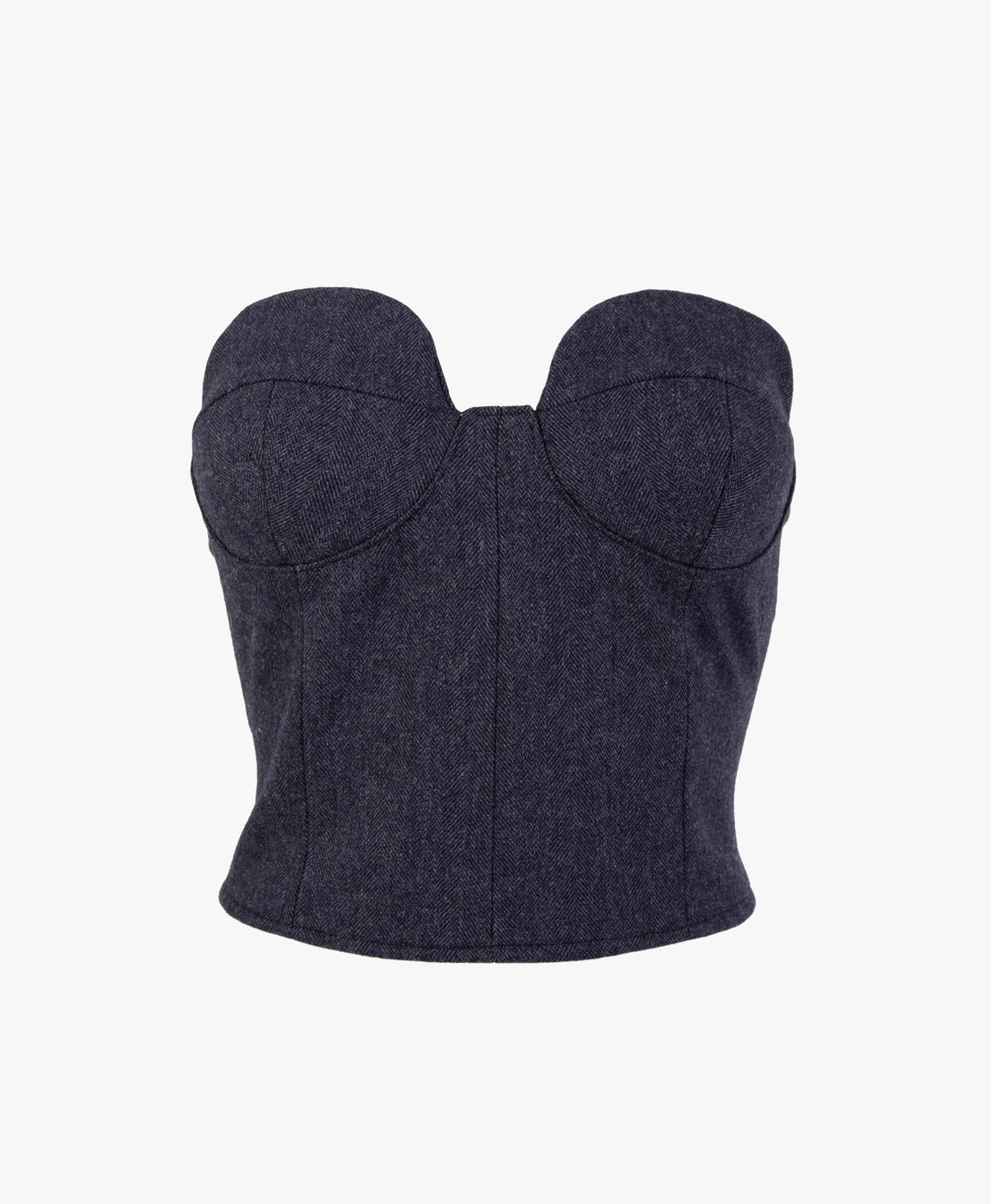 Herringbone bustier made by AFTERHOURS
