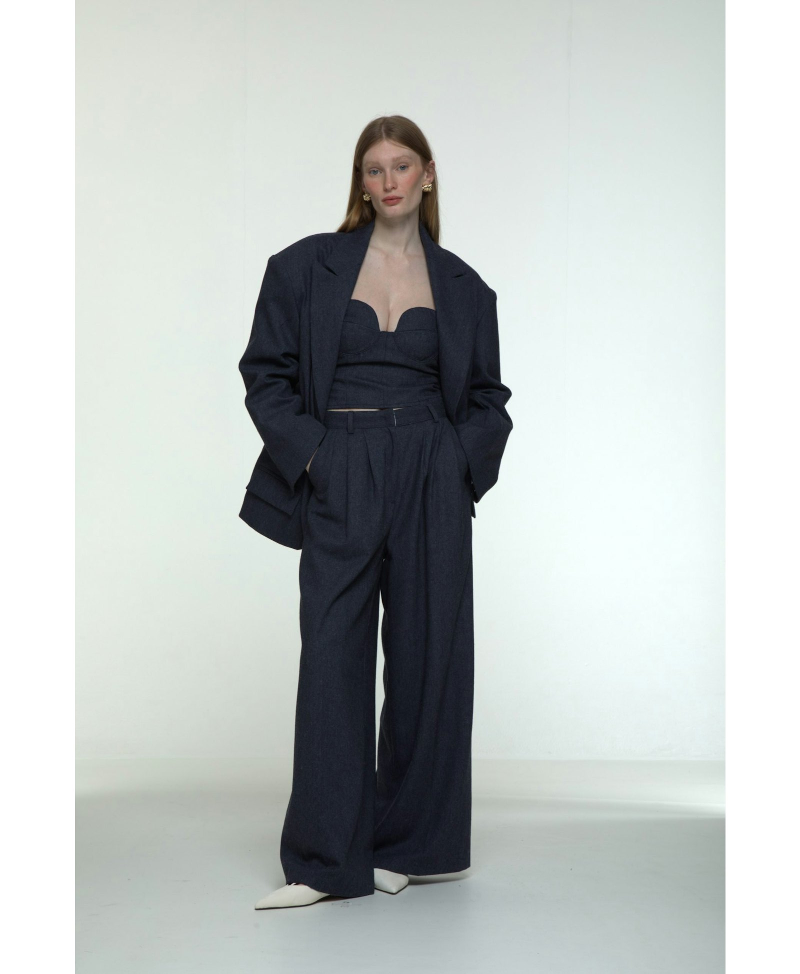 Herringbone bustier made by AFTERHOURS