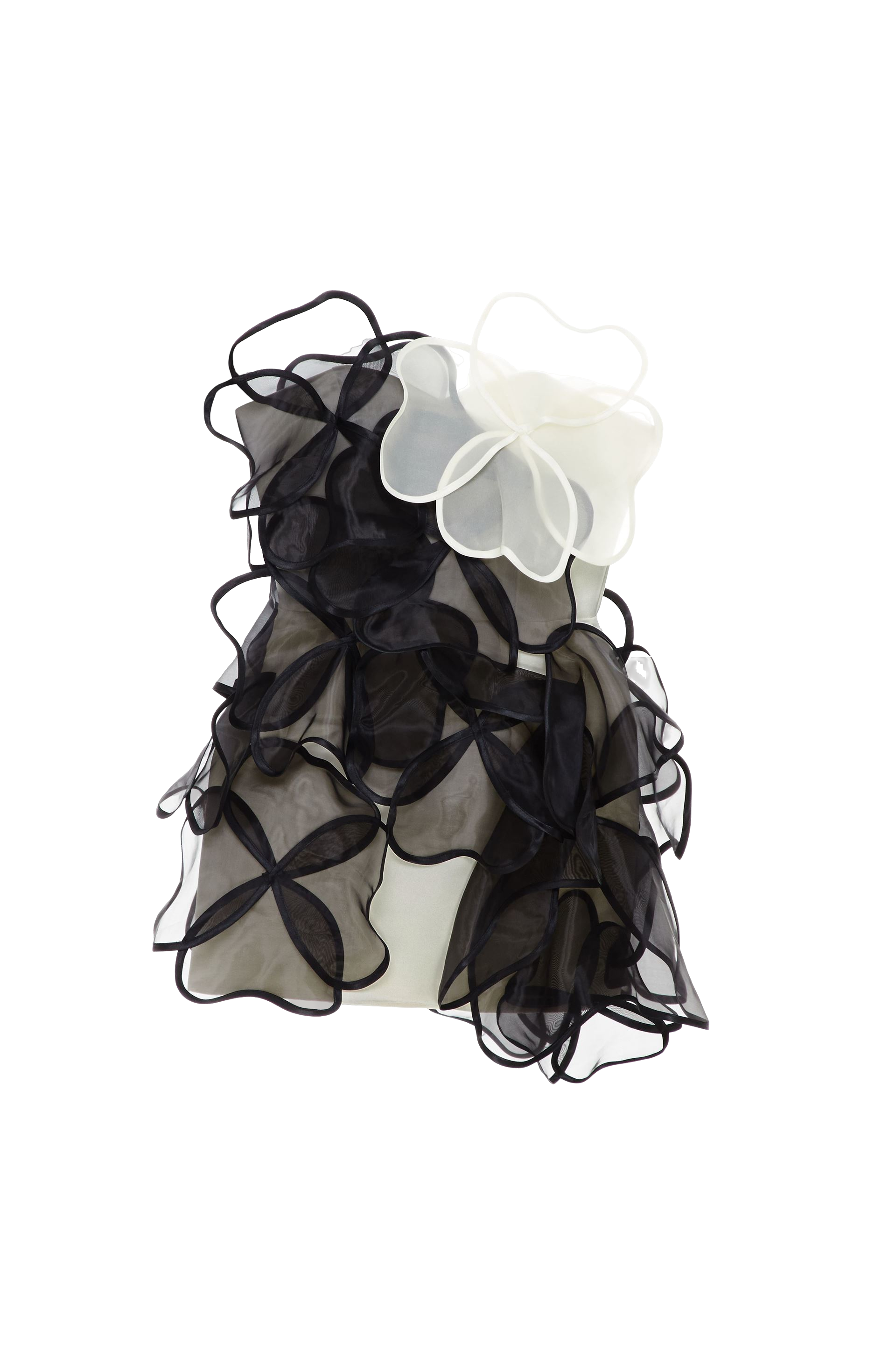 Malva Florea Mini Dress In Flowers In Black