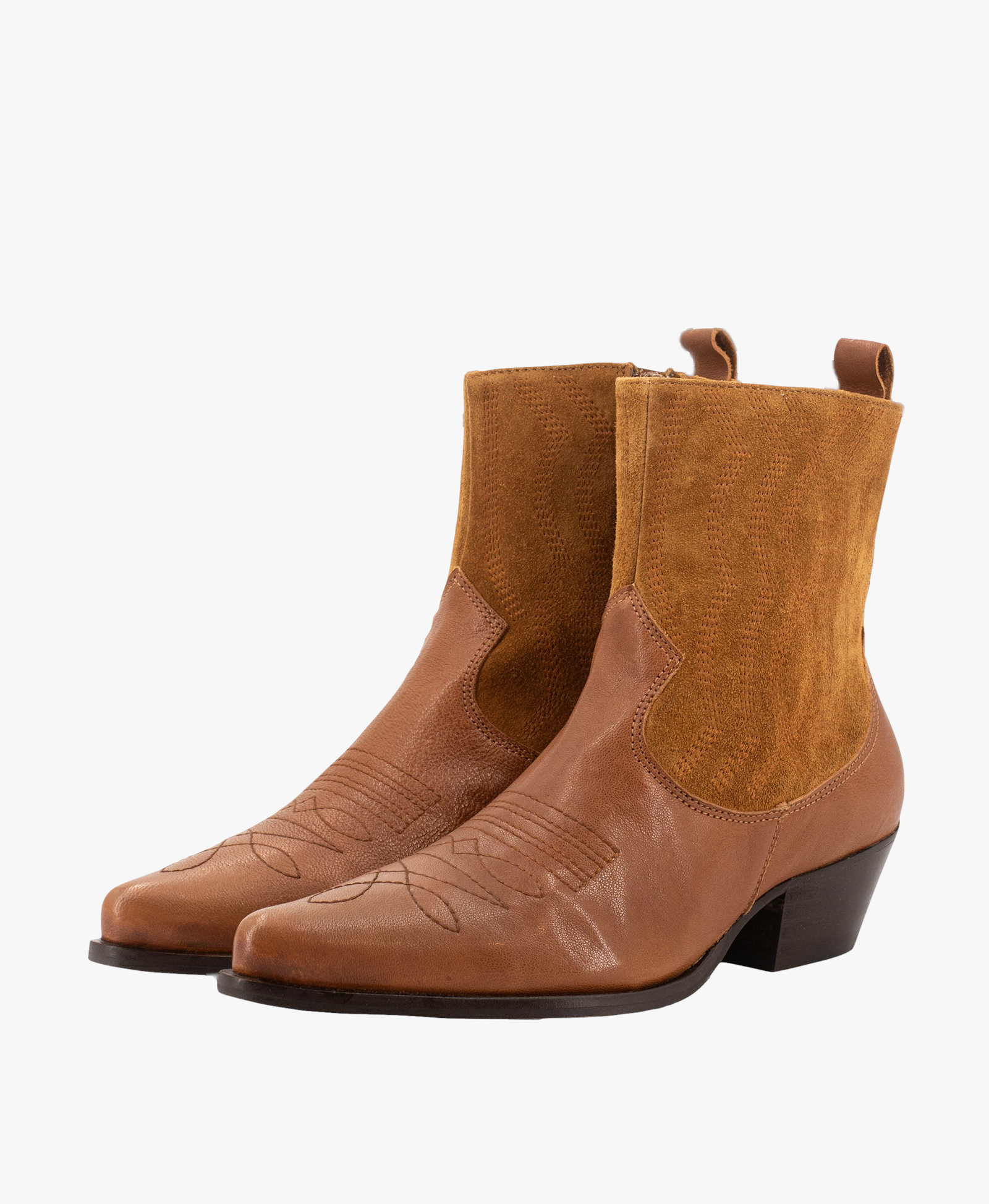 TORAL SUEDE WESTERN BOOTIES made by Toral