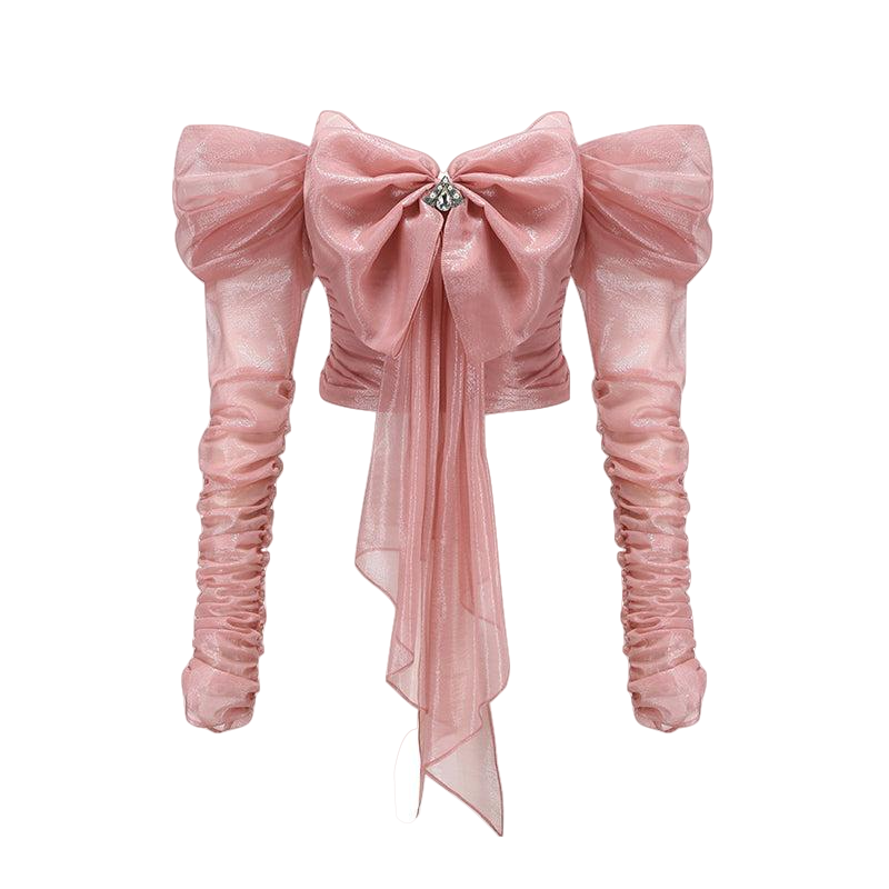 Nana Jacqueline | Sydney Bow Top (Pink) (Final Sale) | Women's