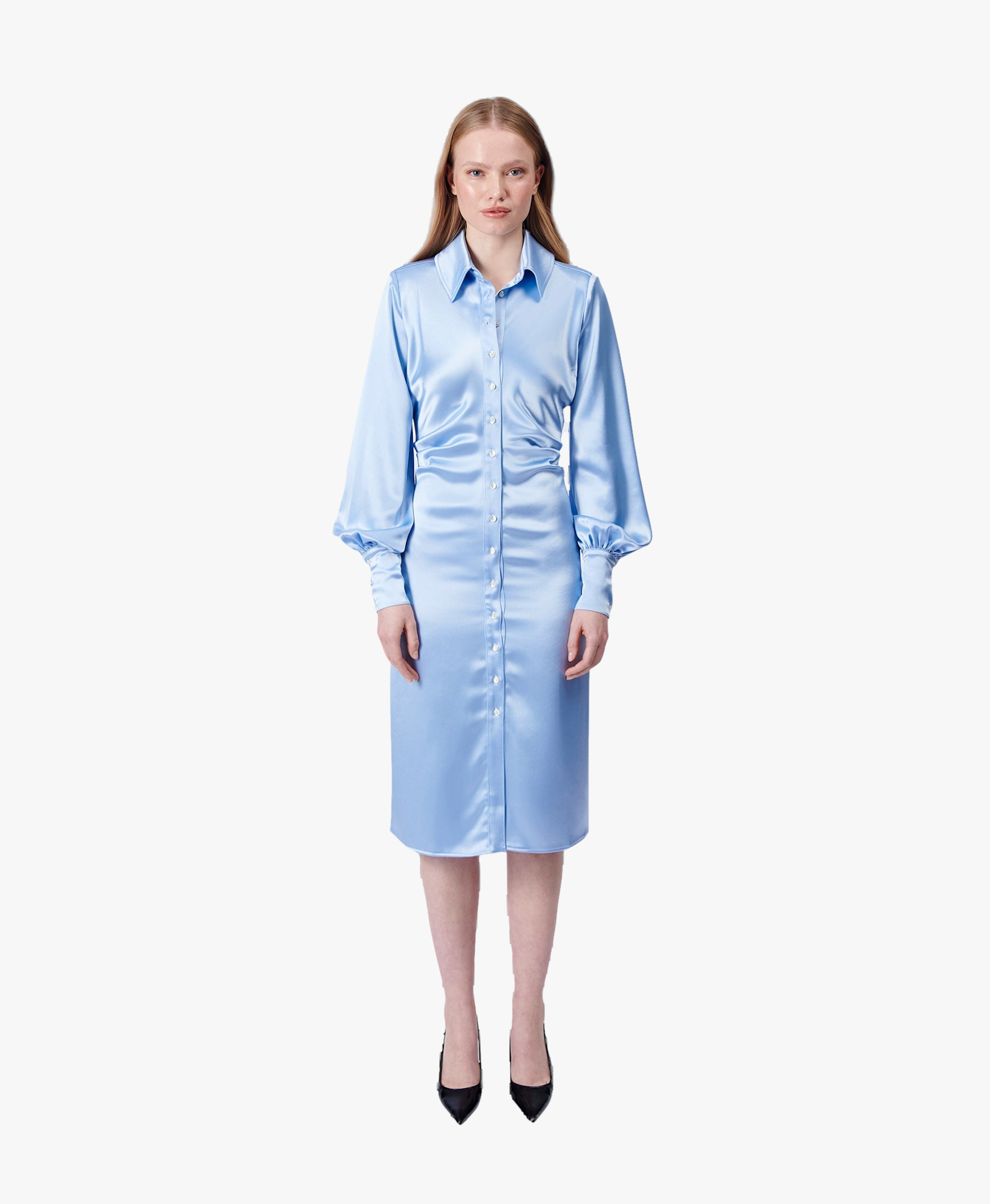 Brooke Dress in Blue made by AÉRYNE