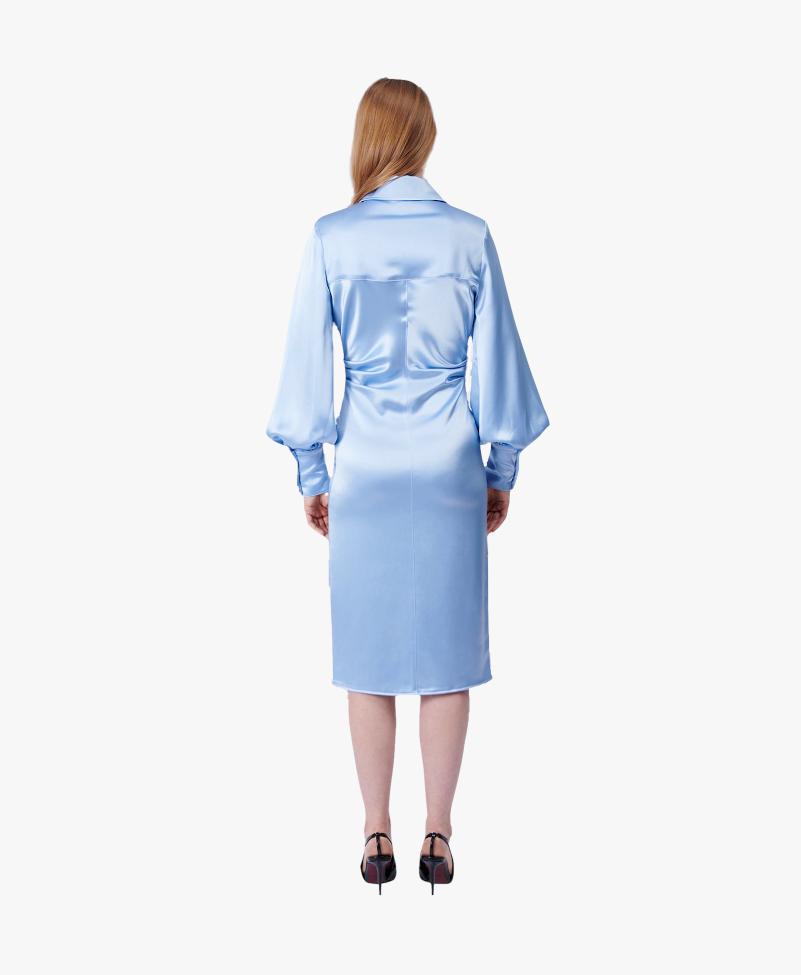Brooke Dress in Blue made by AÉRYNE