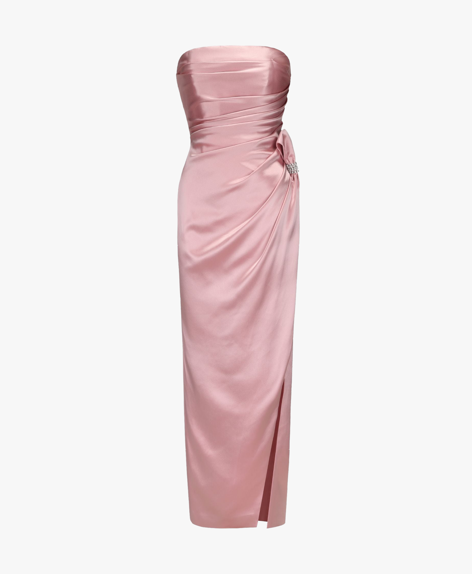 Emilia Satin Dress (Pink) made by Nana Jacqueline