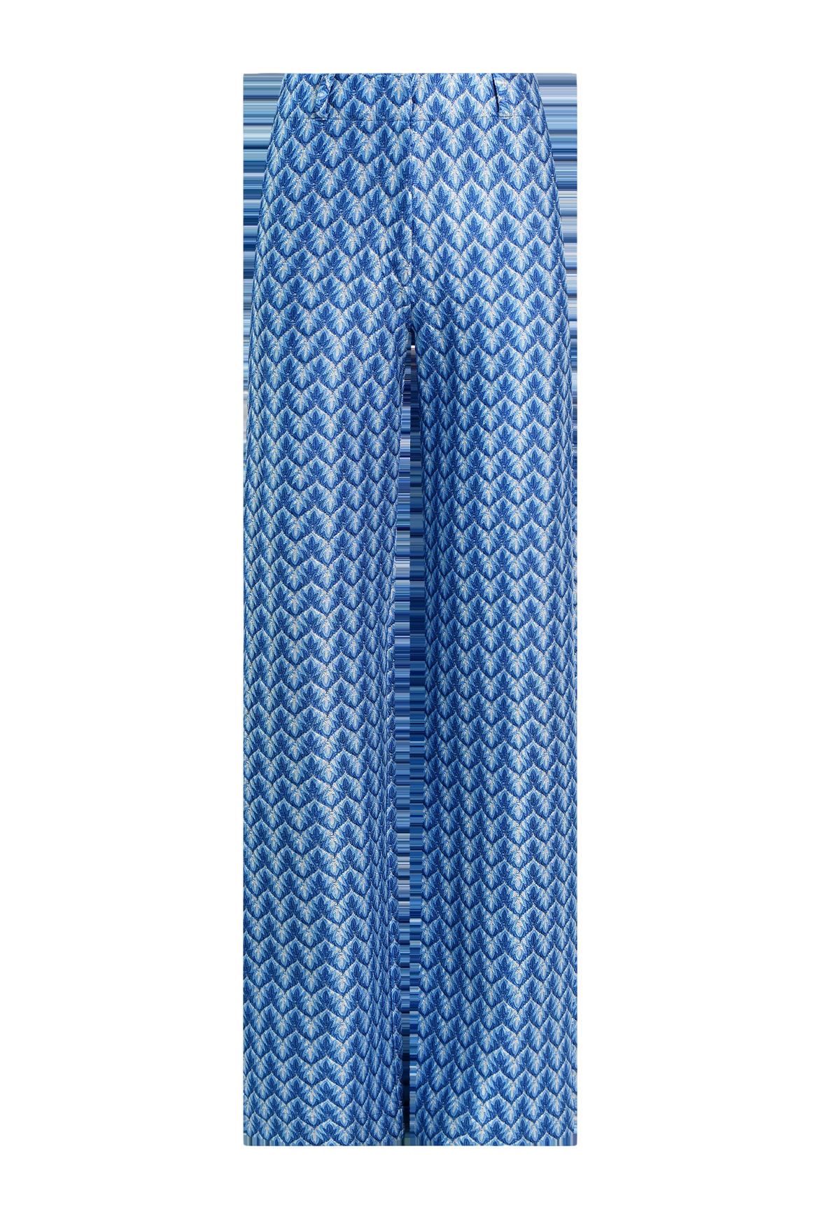 Hanne Bloch Sky Knit Trousers In Blue