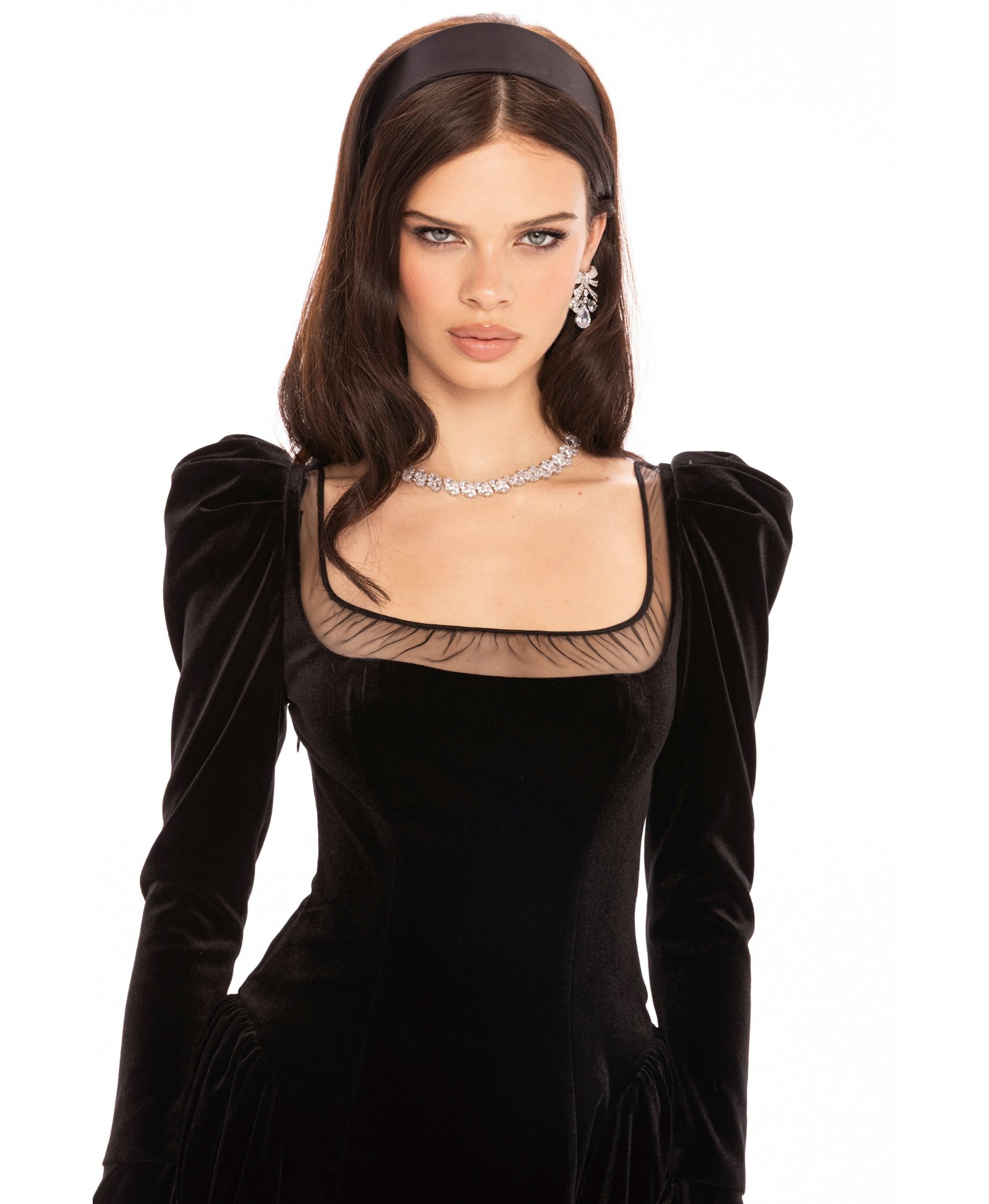 Leonora Velvet Mini Dress made by Nana Jacqueline