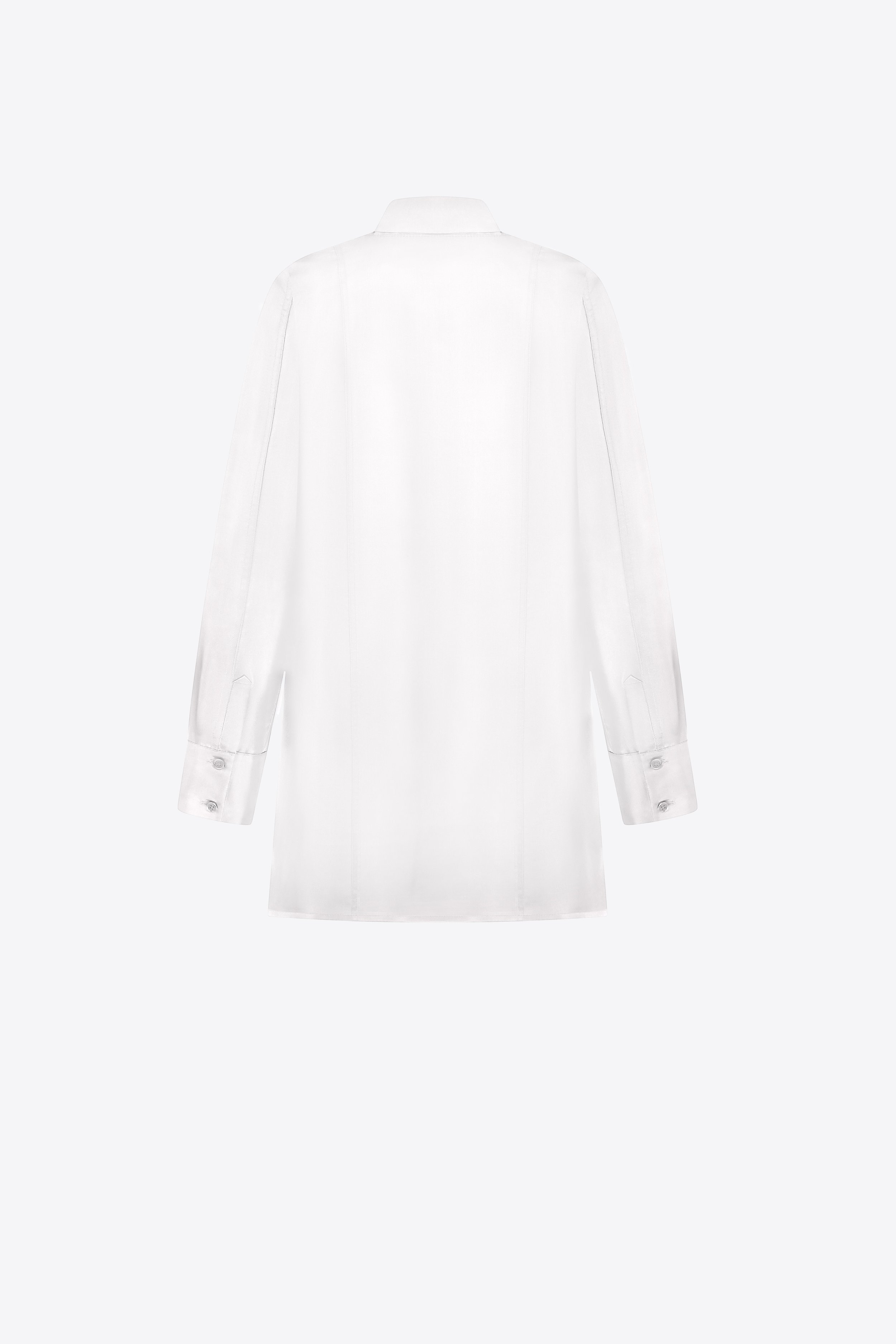 Shop Innna Silk Loose Shirt In White