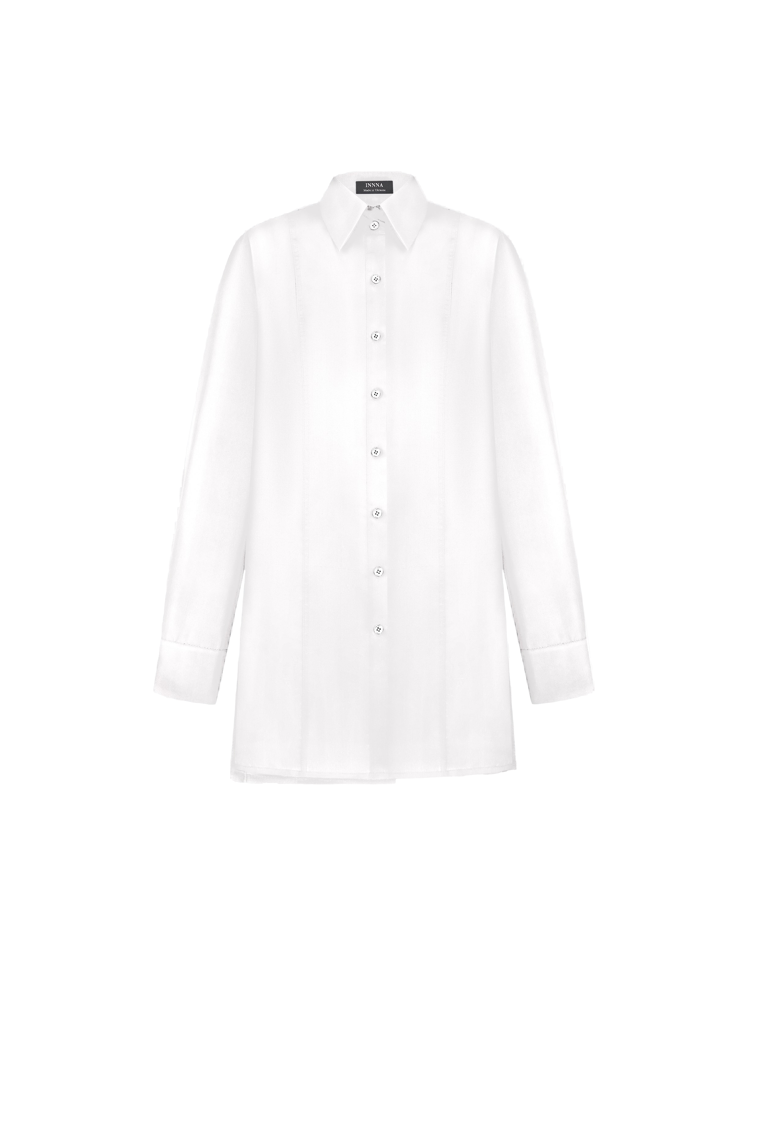 Shop Innna Silk Loose Shirt In White