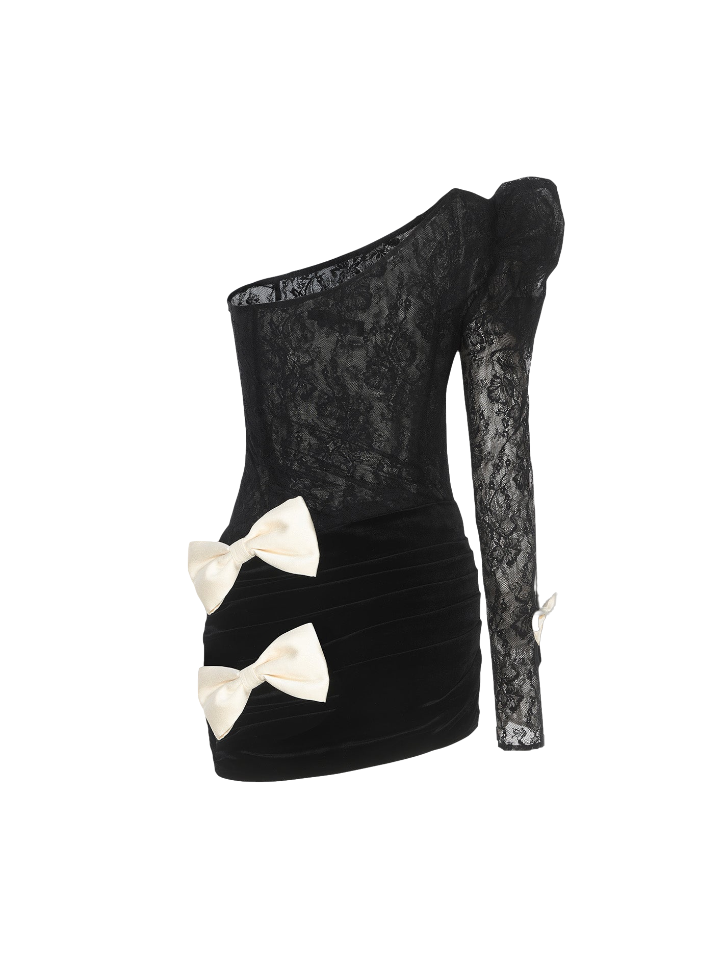 Shop Nana Jacqueline Wilma Velvet Dress (black)