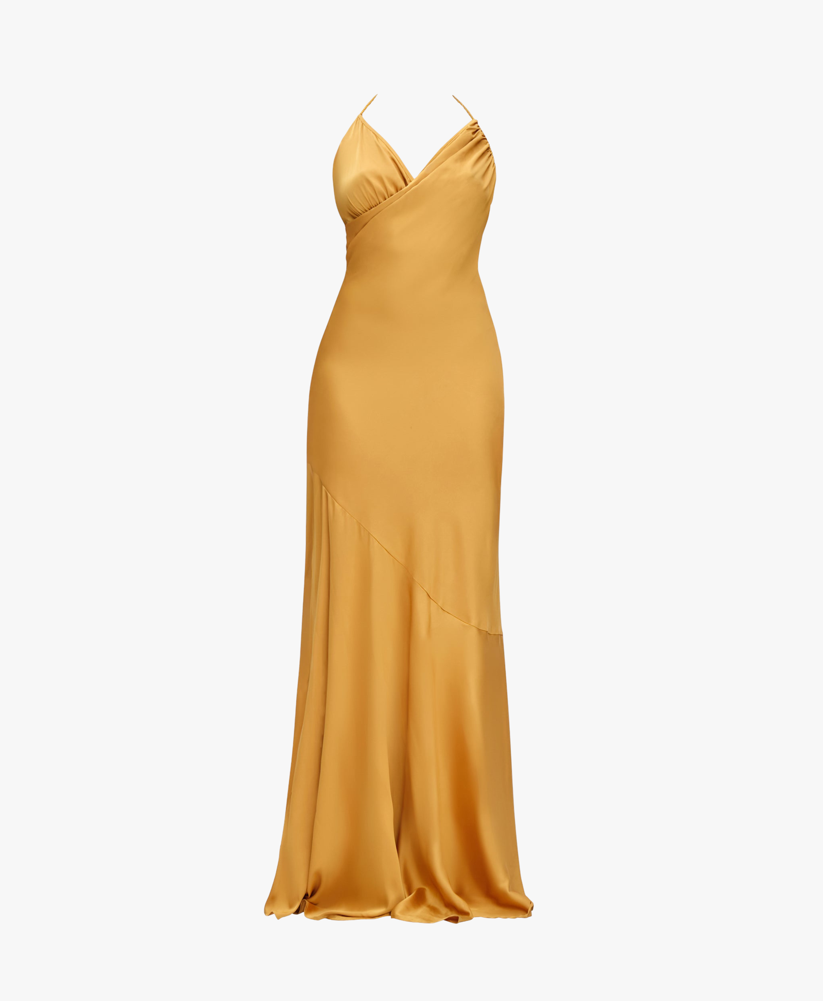 TIRO DRESS - MUSTARD made by Andrea Iyamah