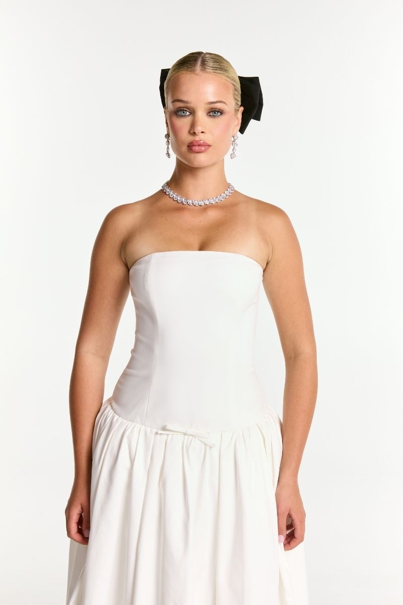 Shop Nana Jacqueline Brittany Dress (white)