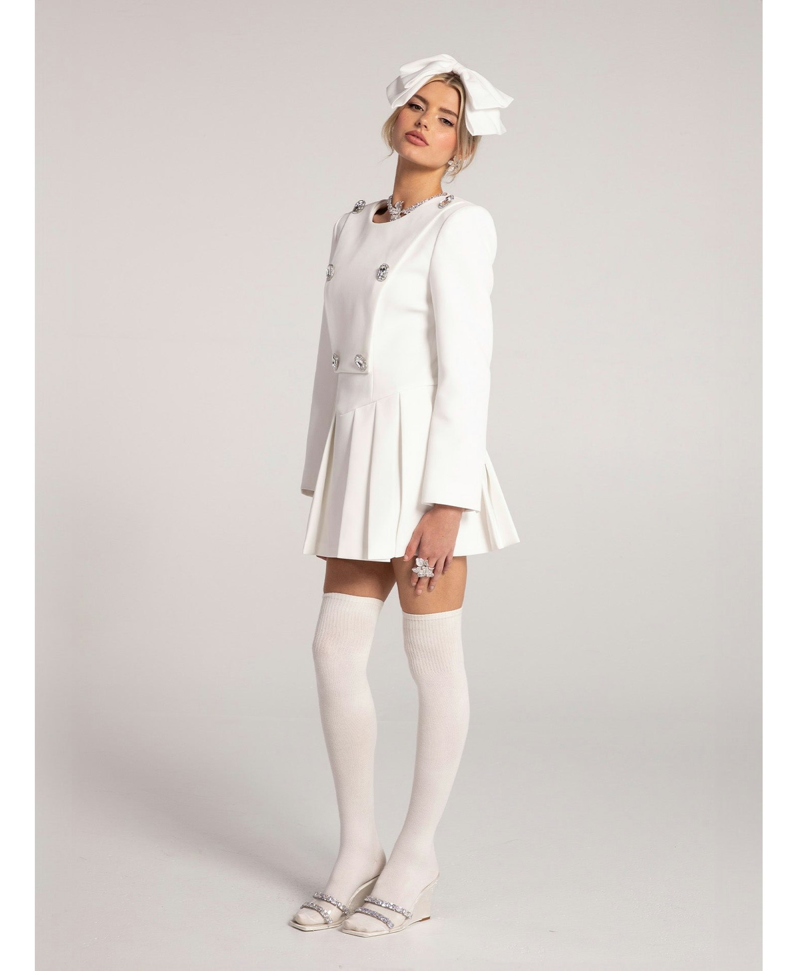 Remi Dress (White) made by Nana Jacqueline