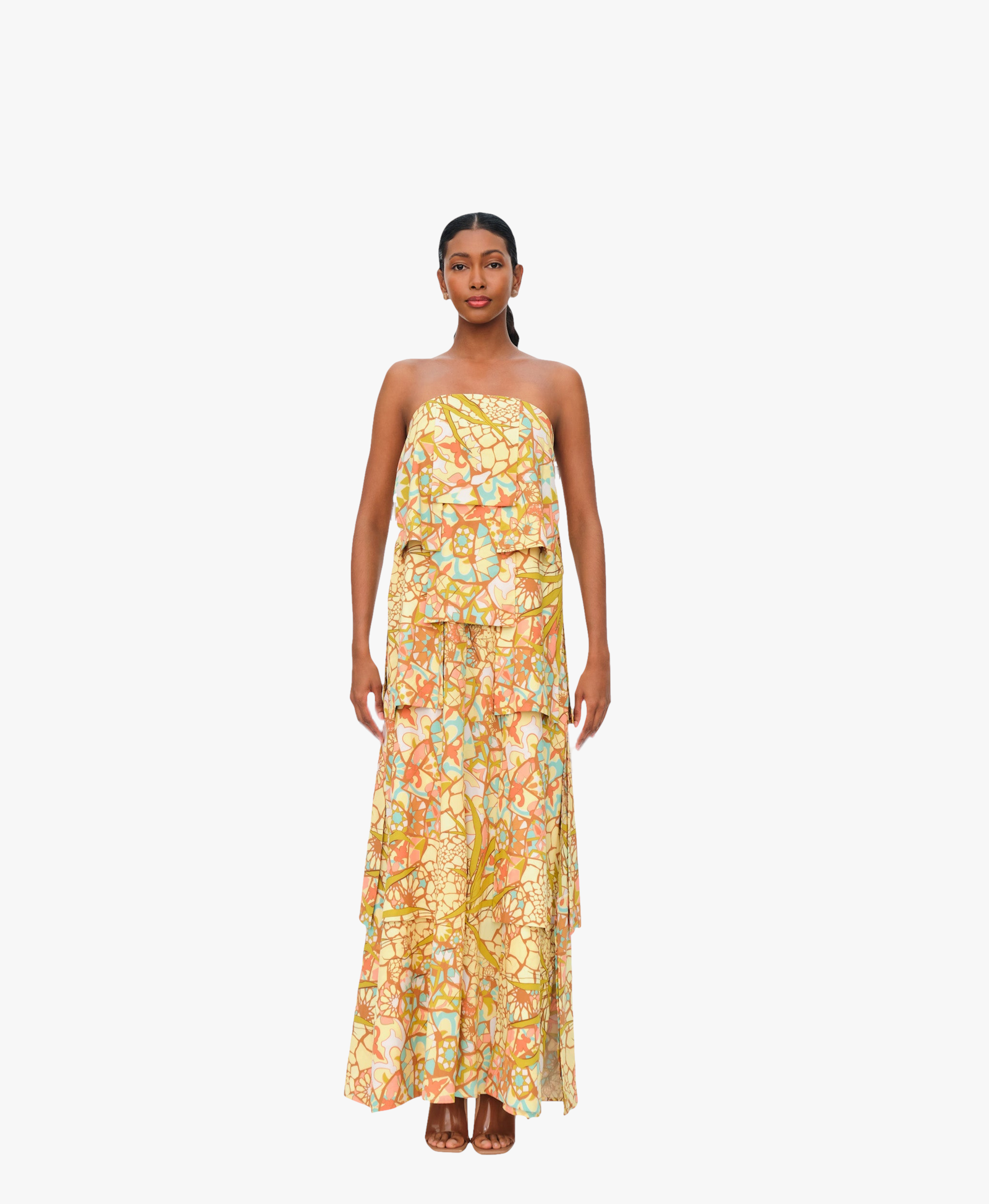 STRATA MAXI DRESS - ILIA PRINT made by Andrea Iyamah