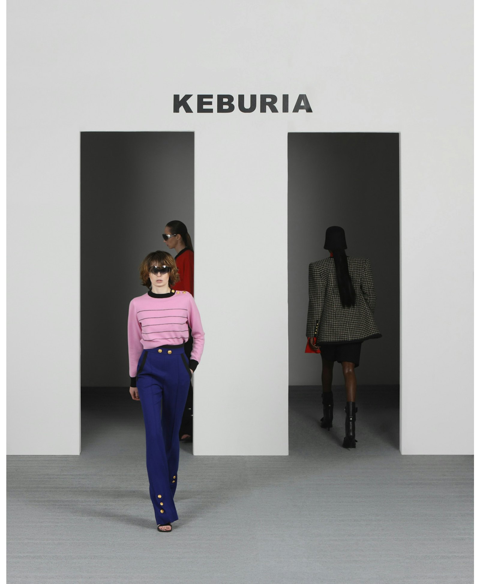 WOOL-CASHMERE STRIPED SWEATER made by KEBURIA