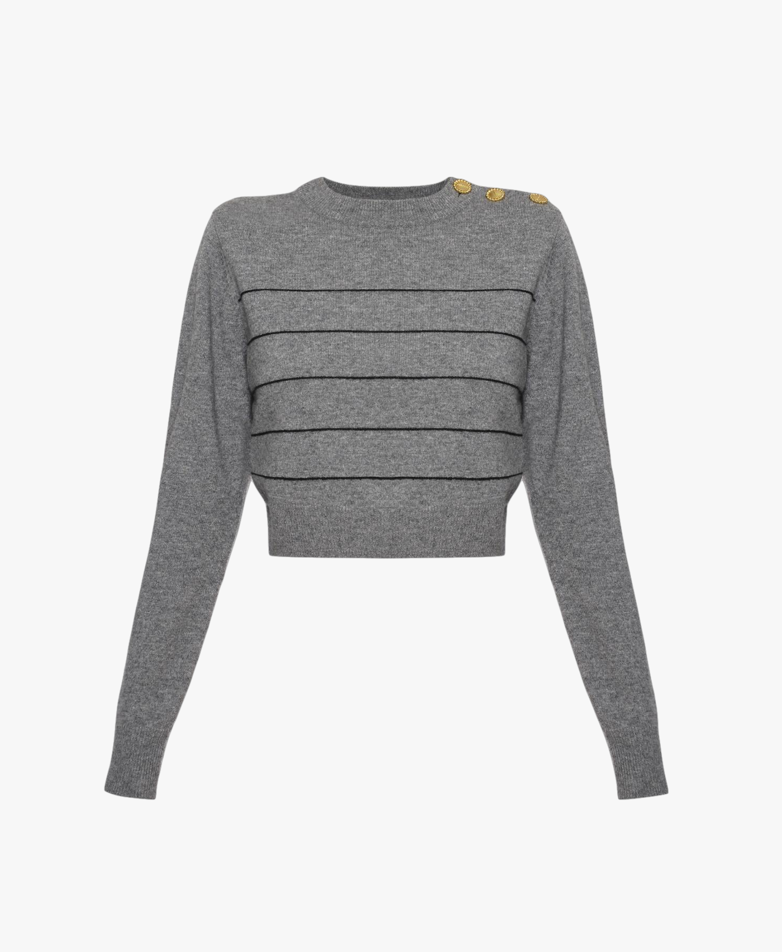 WOOL-CASHMERE STRIPED SWEATER made by KEBURIA