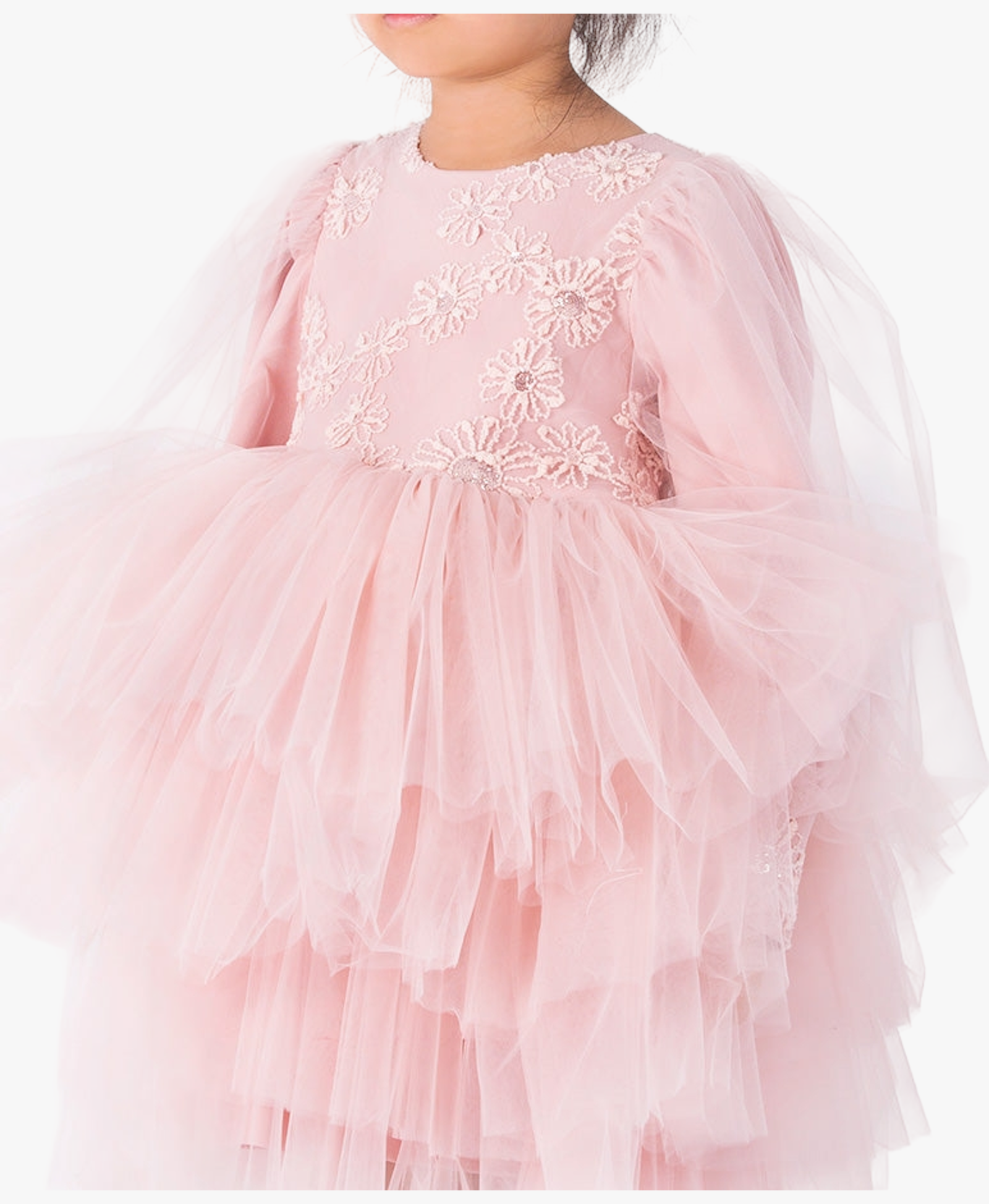 Puffy Tulle Girls Dress made by Mama Luma